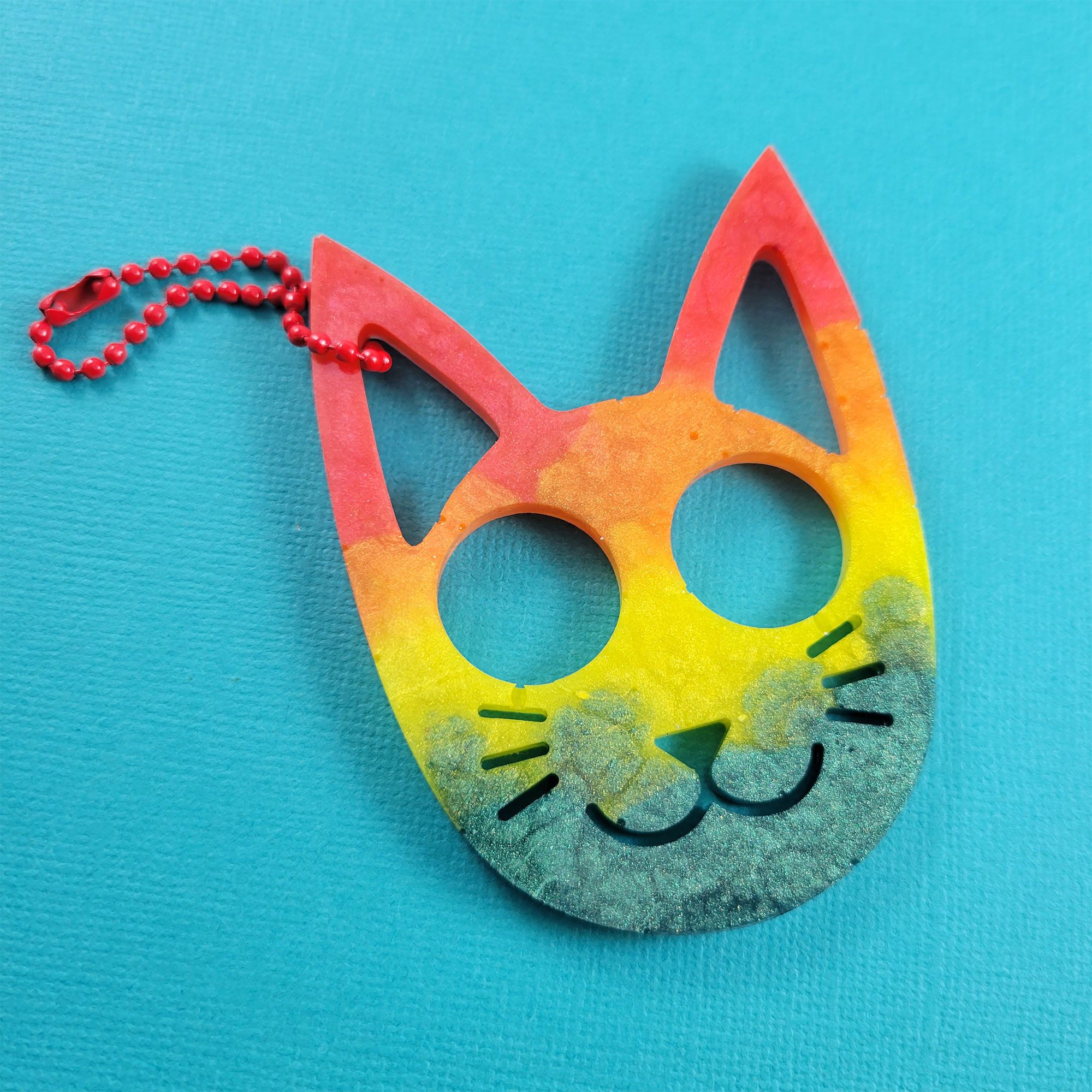 Kitty Cat Safety Keychain by Wilde Designs