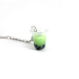Matcha Boba Necklace by Wilde Designs