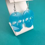 Holographic Skull Earrings by Wilde Designs