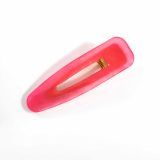 Translucent Neon Pink Hair Clip by Wilde Designs