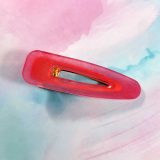 Translucent Neon Pink Hair Clip by Wilde Designs