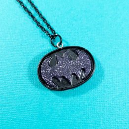 Dark as Knight Bat Necklace by Wilde Designs