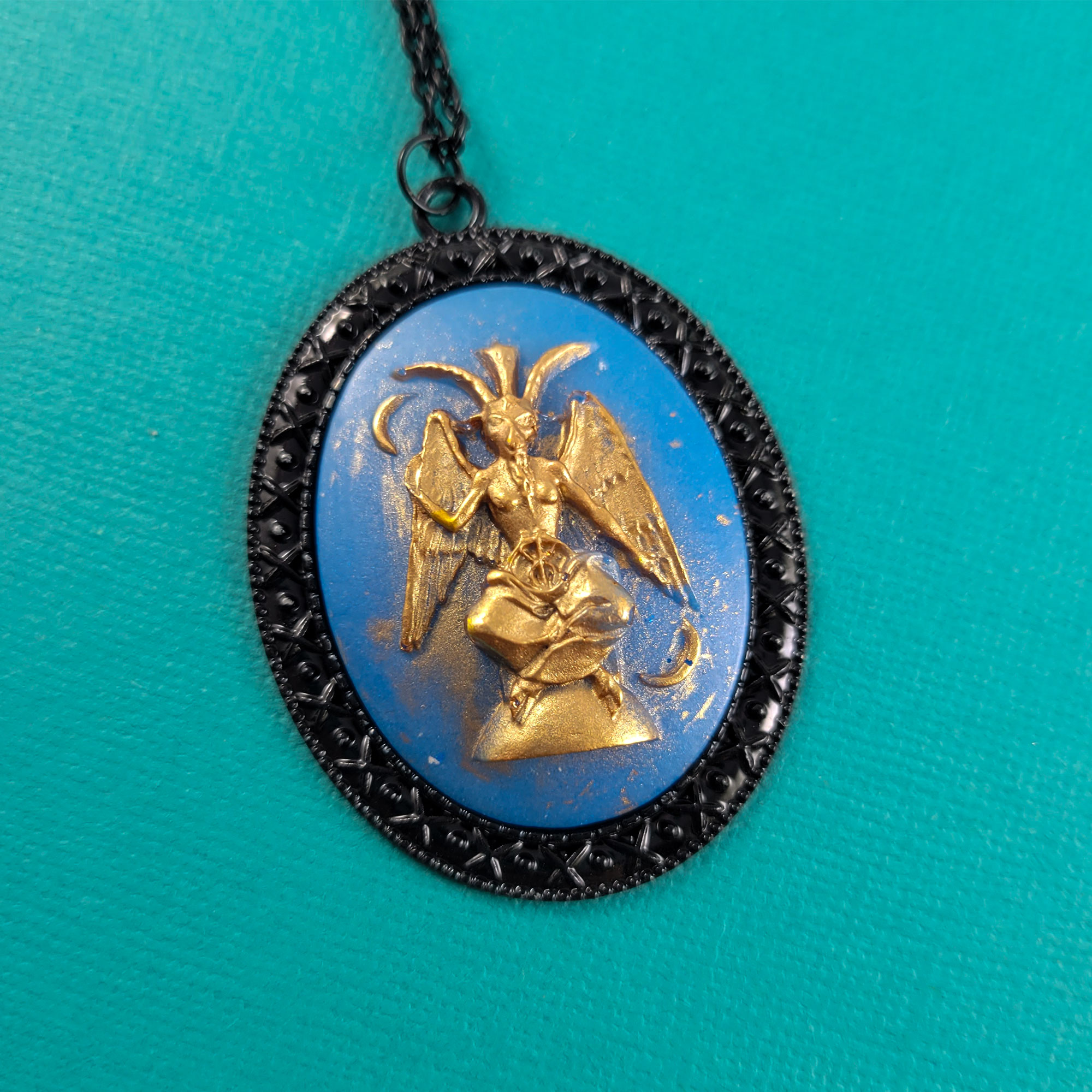 Baphomet Cameo Necklace by Wilde Designs