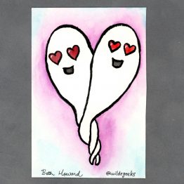 Spirit of Love Watercolor Card by Wilde Designs