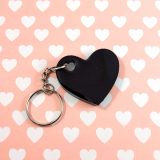 Black Heart Keychain by Wilde Designs