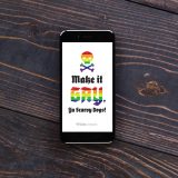 Make It Gay Ya Scurvy Dogs Phone Background by Wilde Designs