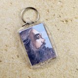 Born on a Beach Double Sided Keychain by Wilde Designs