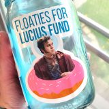 Floaties for Lucius Fund Sticker by Wilde Designs