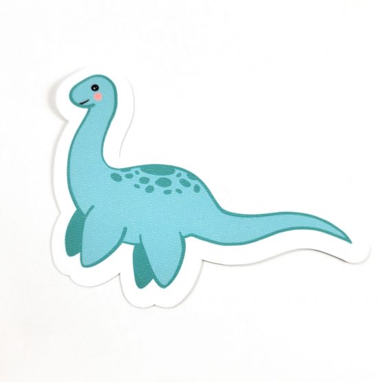 Smiling Nessie Sticker by Wilde Designs