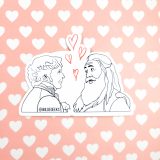 GentleBeard Shipper Sticker by Wilde Designs