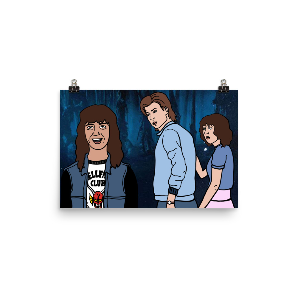 Distracted Steve Print by Wilde Designs