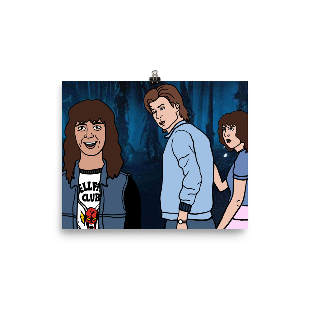 Distracted Steve Print by Wilde Designs