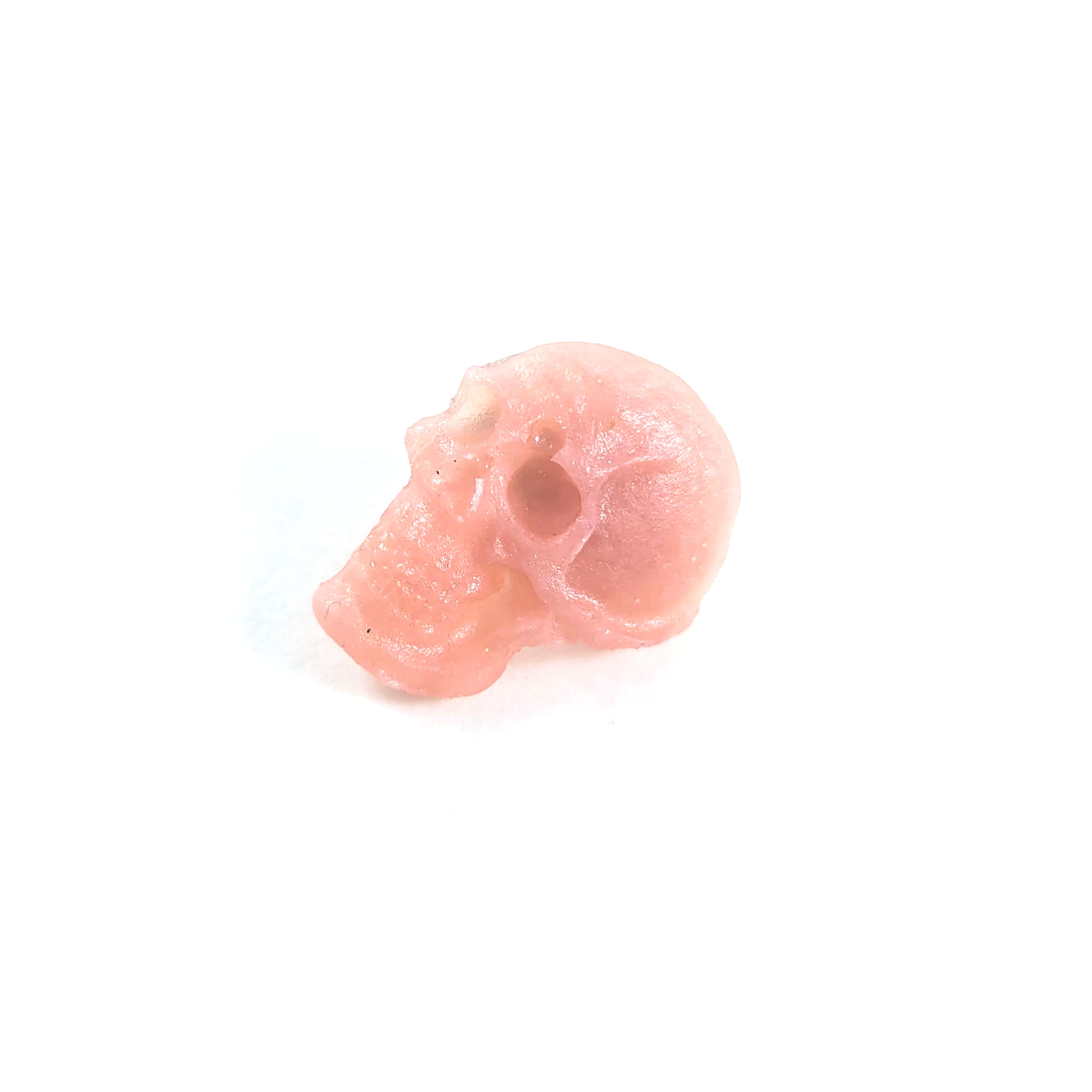 Peach Skull Statement Pin by Wilde Designs