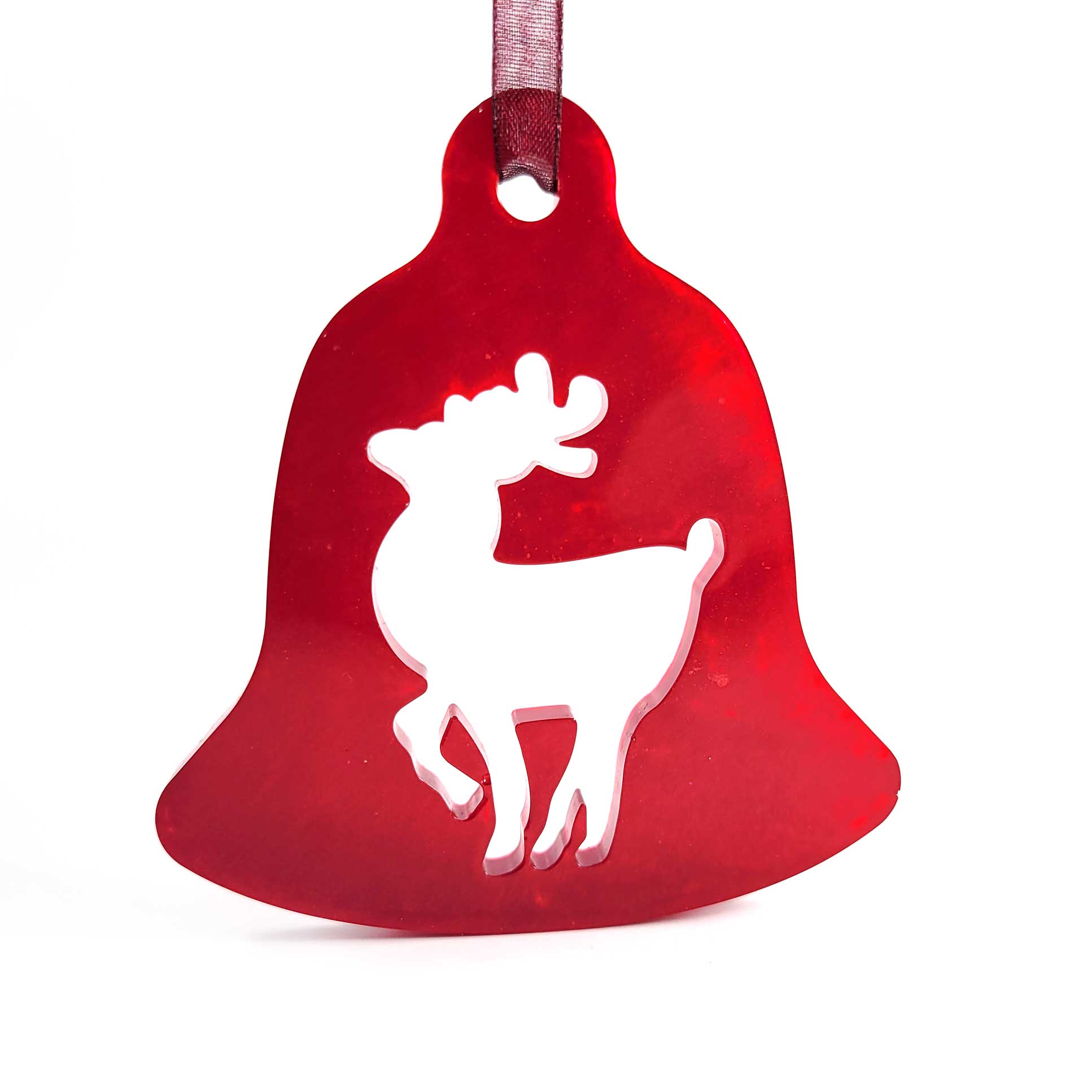 Bell Deer Ornament by Wilde Designs