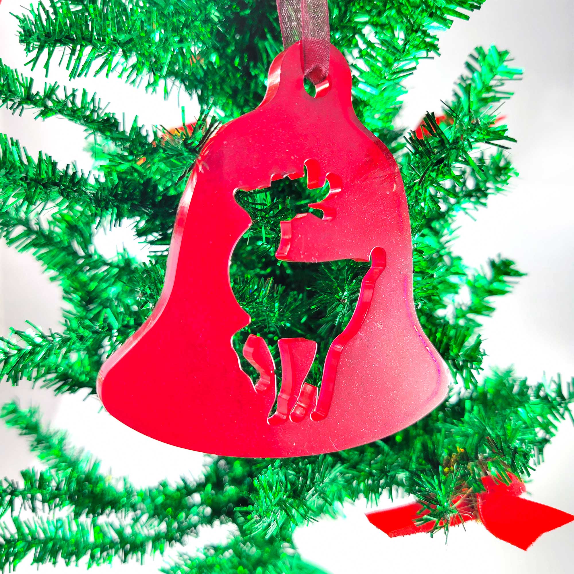 Bell Deer Ornament by Wilde Designs