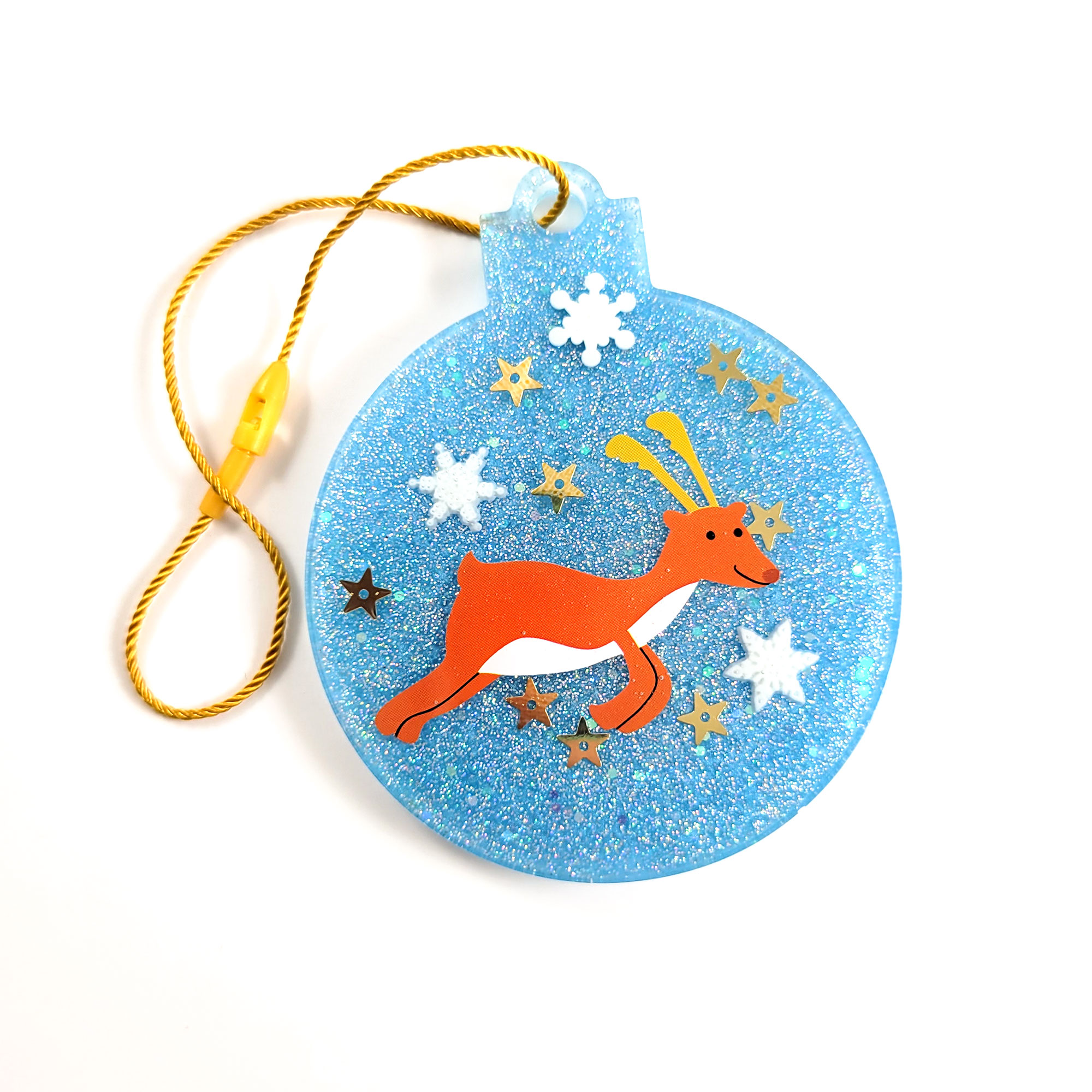 Festive Round Ornaments by Wilde Designs