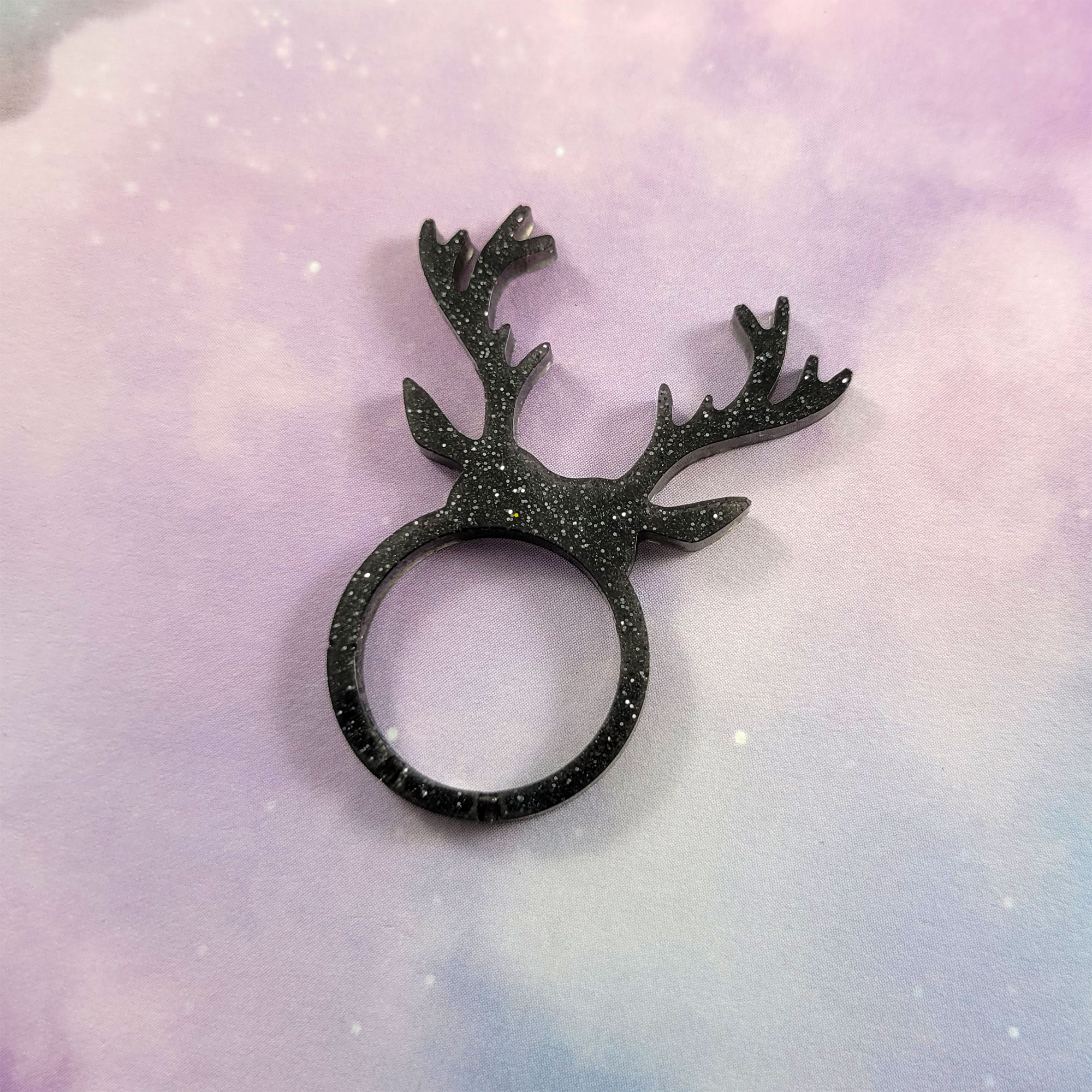 Dramatic Deer Antler Ring by Wilde Designs