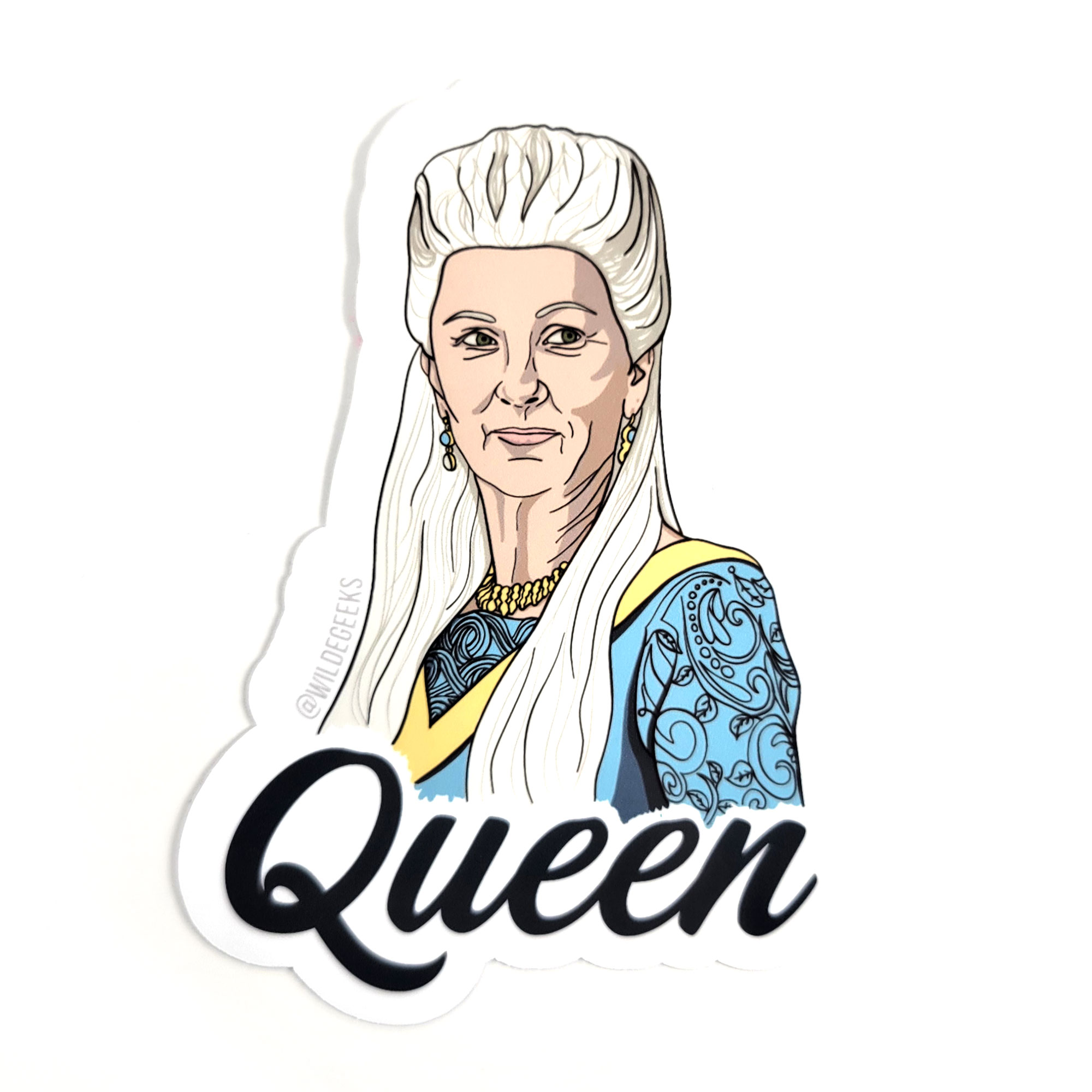 True Queen Sticker by Wilde Designs