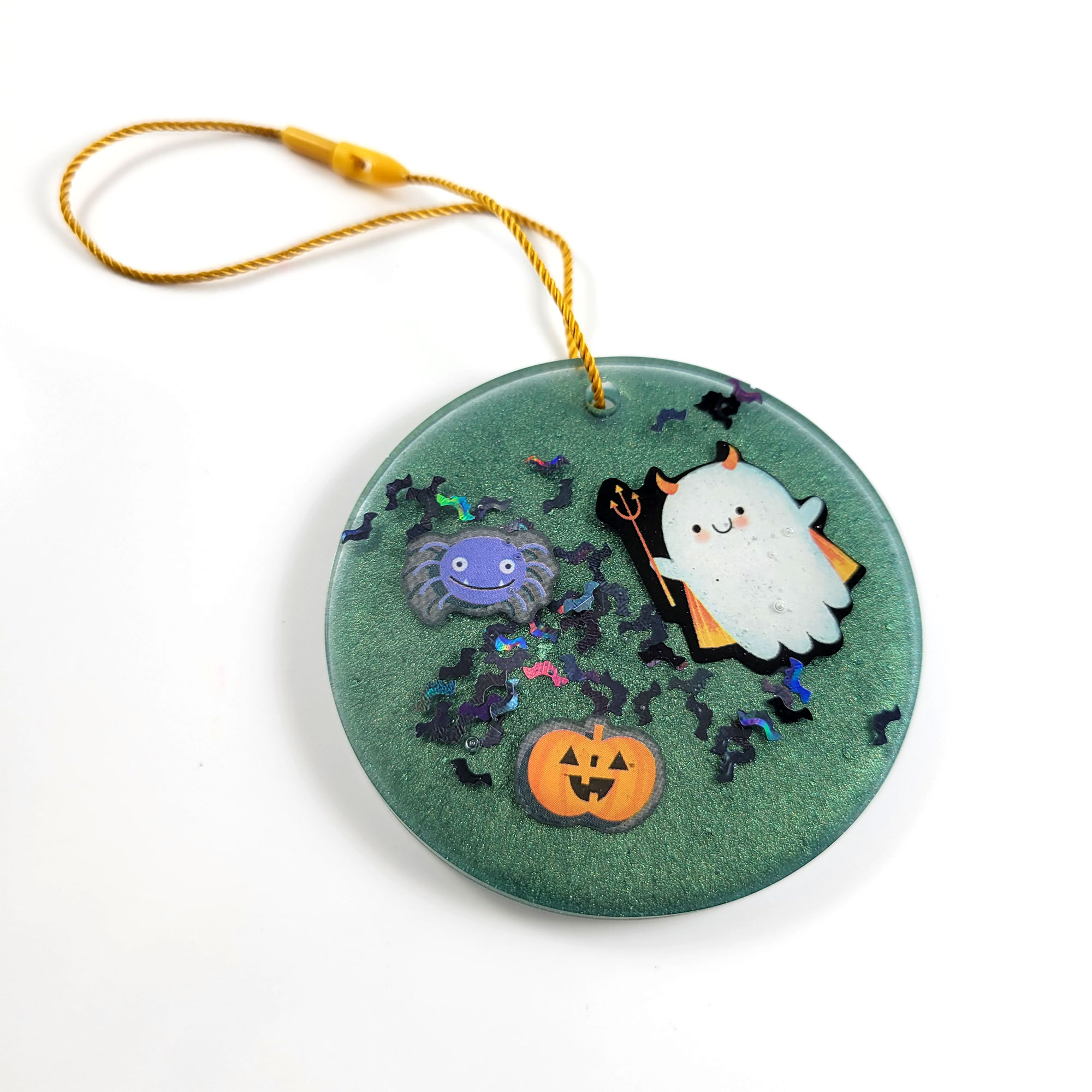Spooky Round Ornaments by Wilde Designs