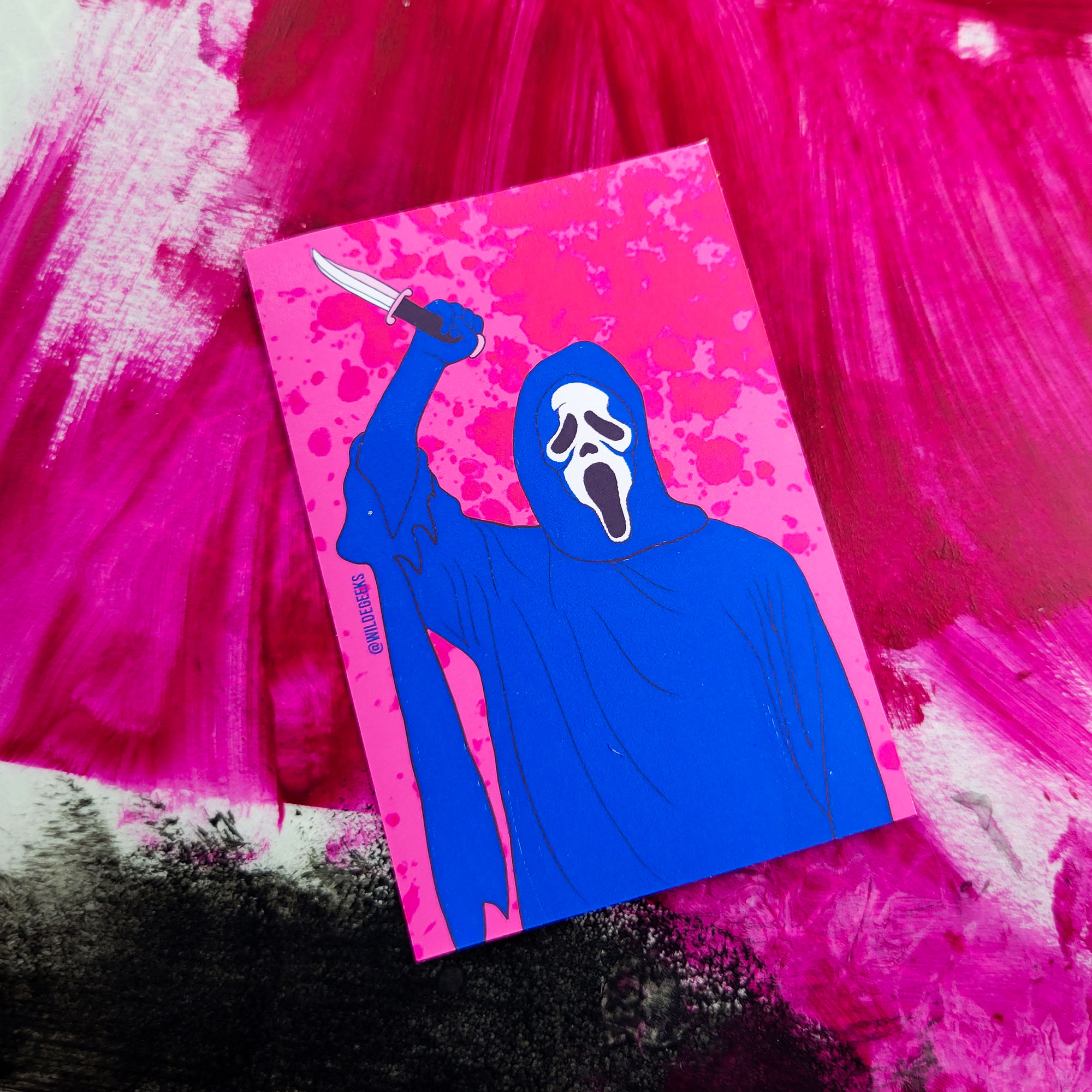 Knife in the Dark Sticker by Wilde Designs