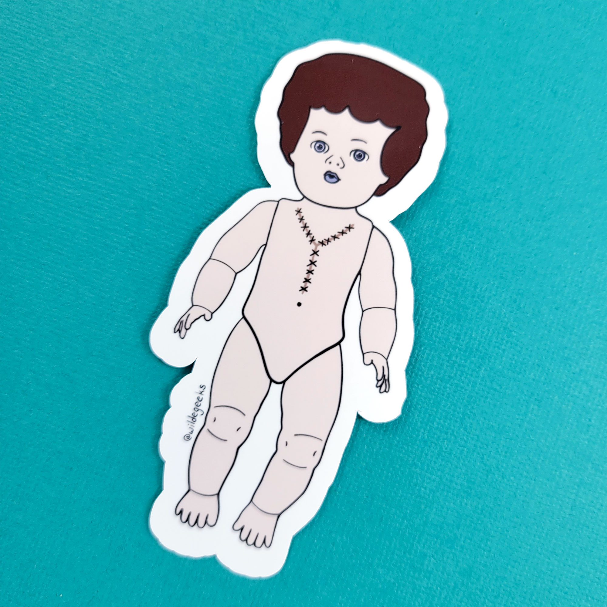 My First Autopsy Doll Sticker by Wilde Designs