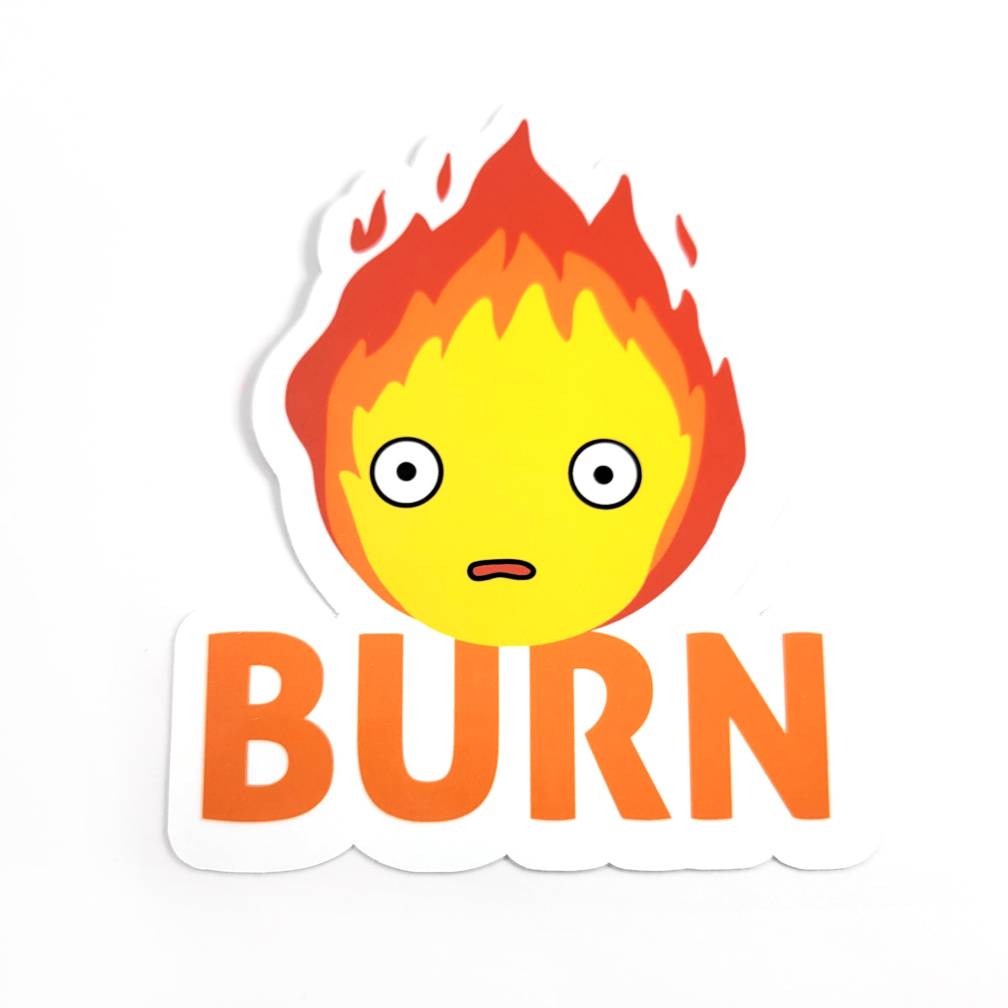 Animated Fire Burn Sticker by Wilde Designs