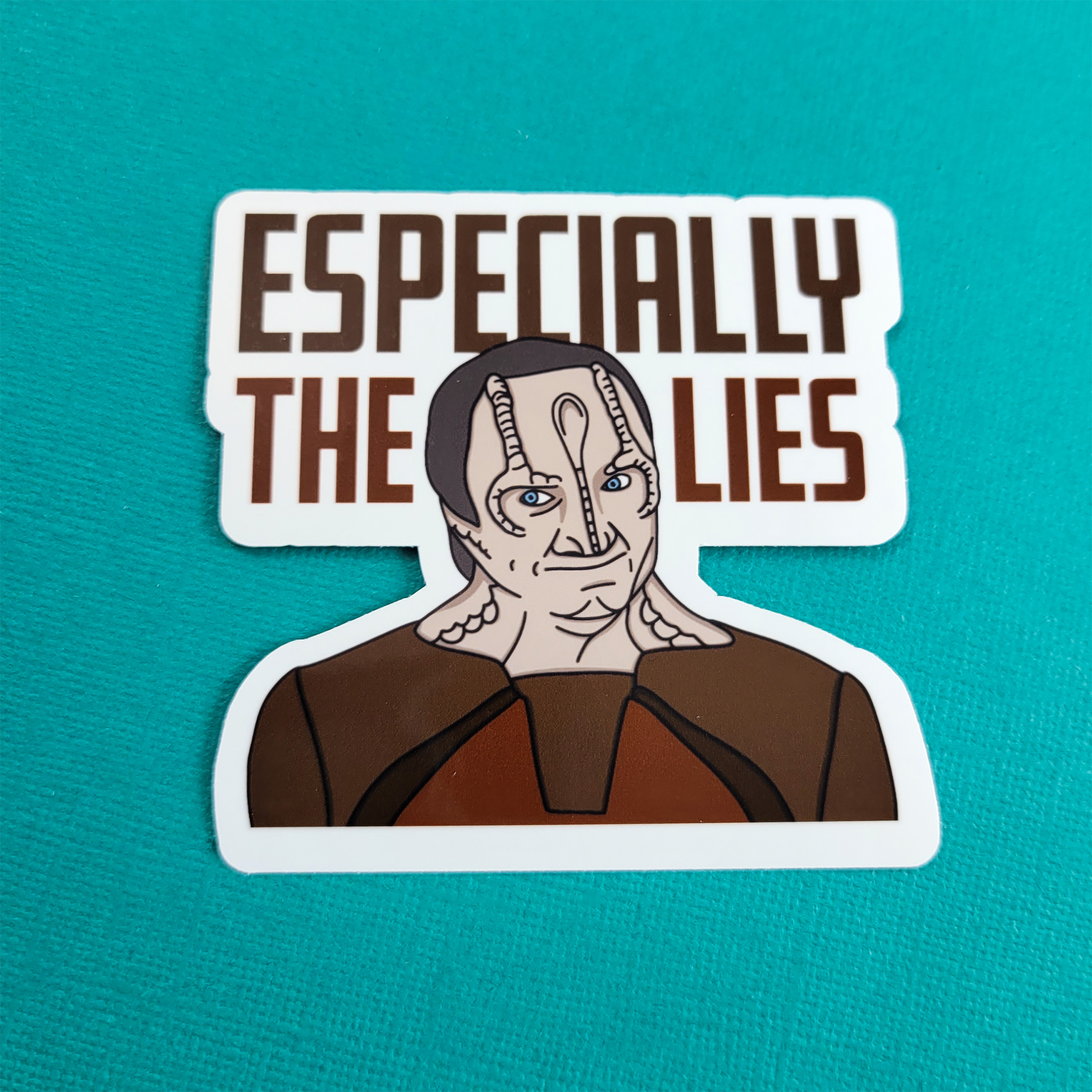 Especially the Lies Sticker by Wilde Designs