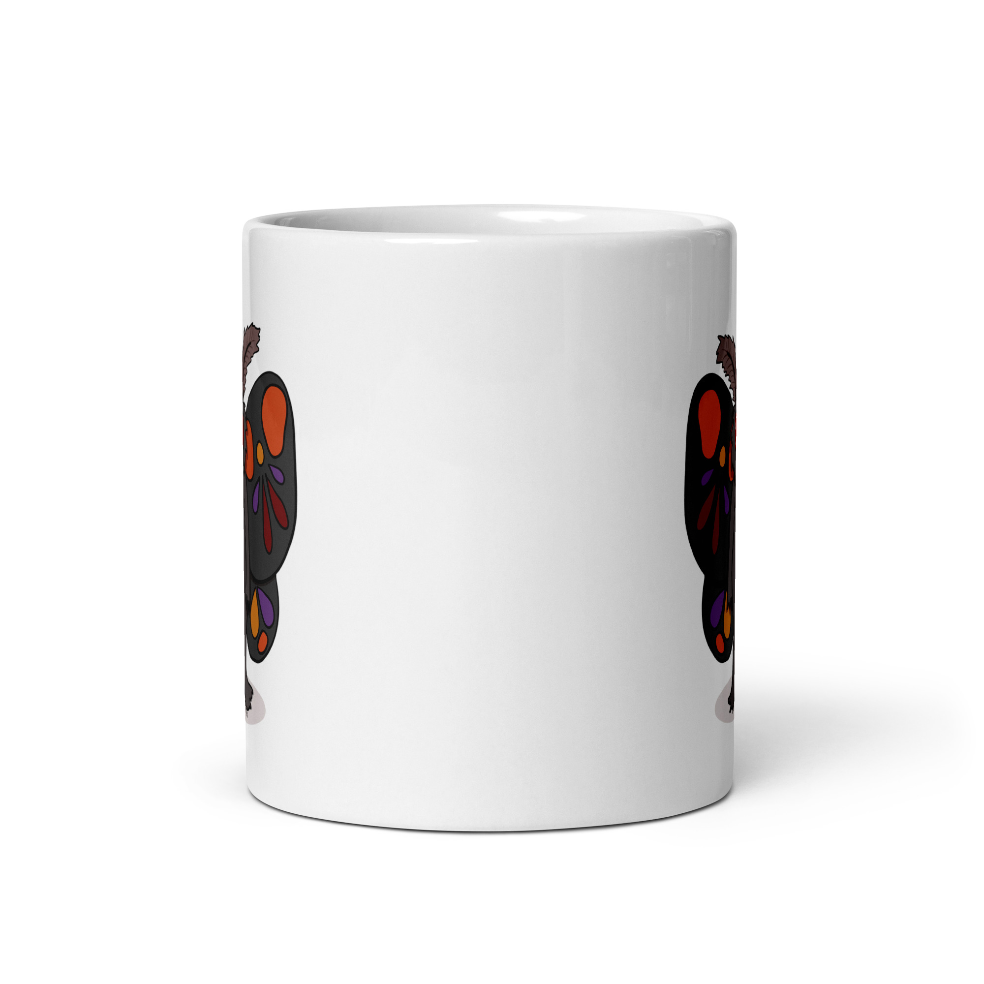 Smiling Mothman Mug by Wilde Designs