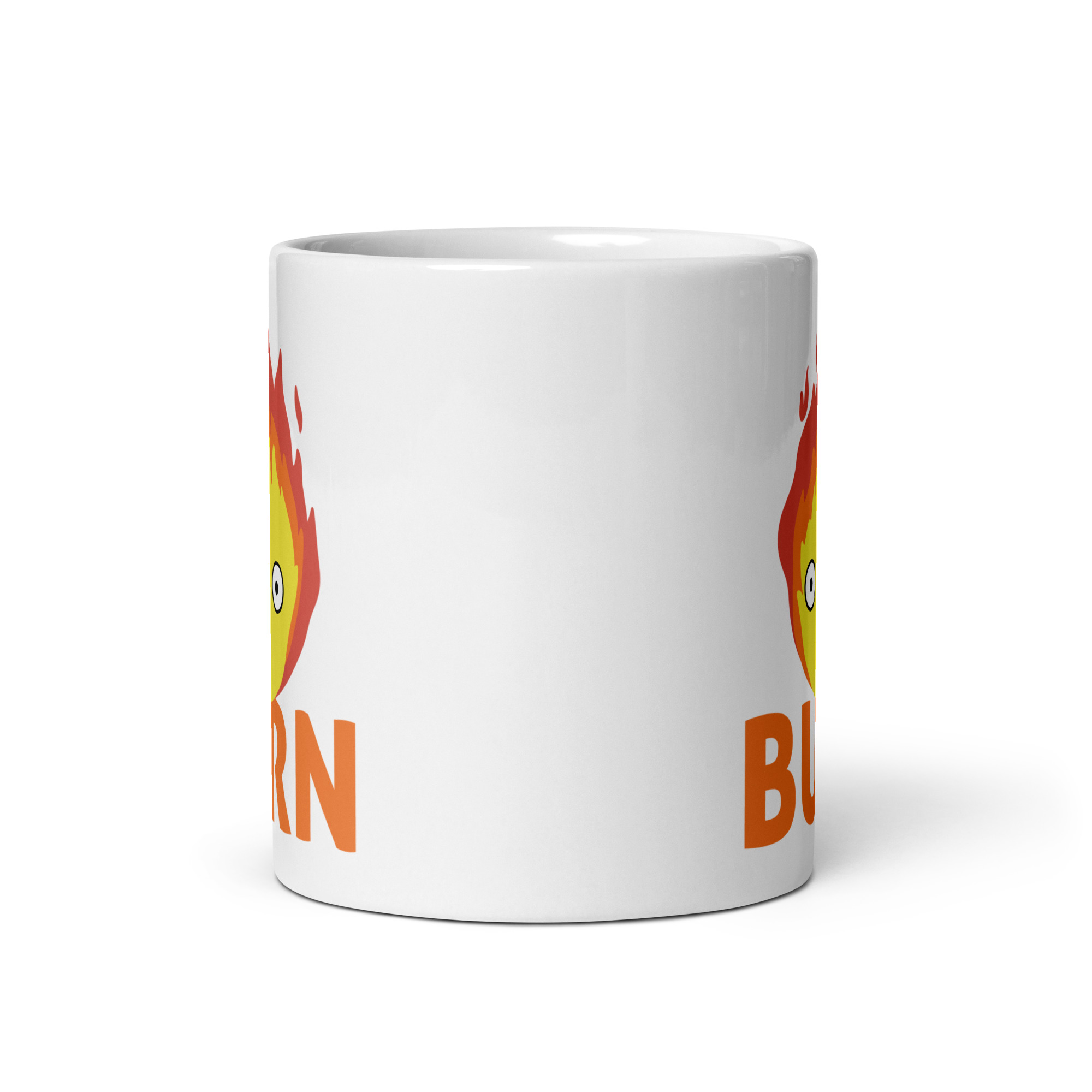 Animated Fire Burn Mug by Wilde Designs