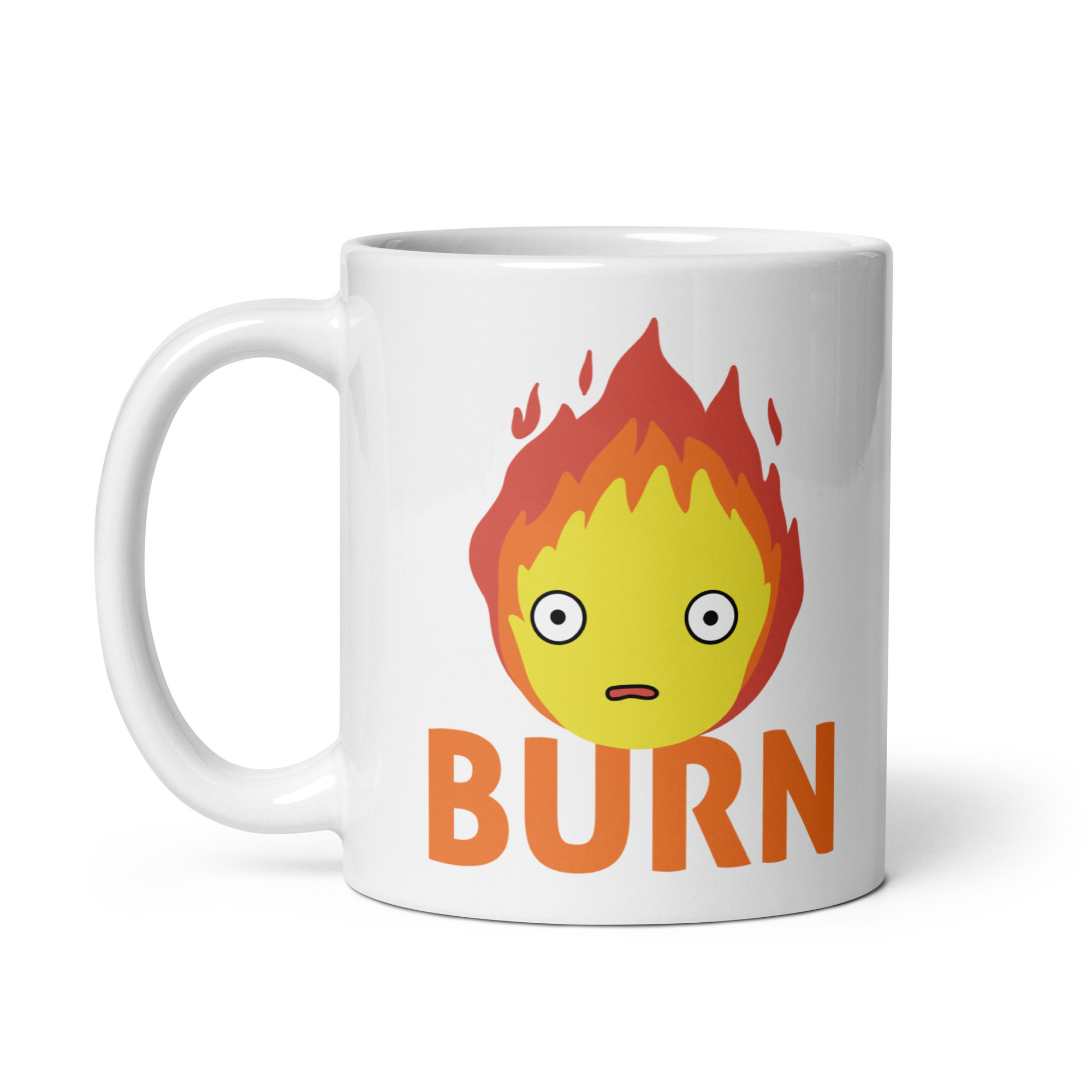 Animated Fire Burn Mug by Wilde Designs