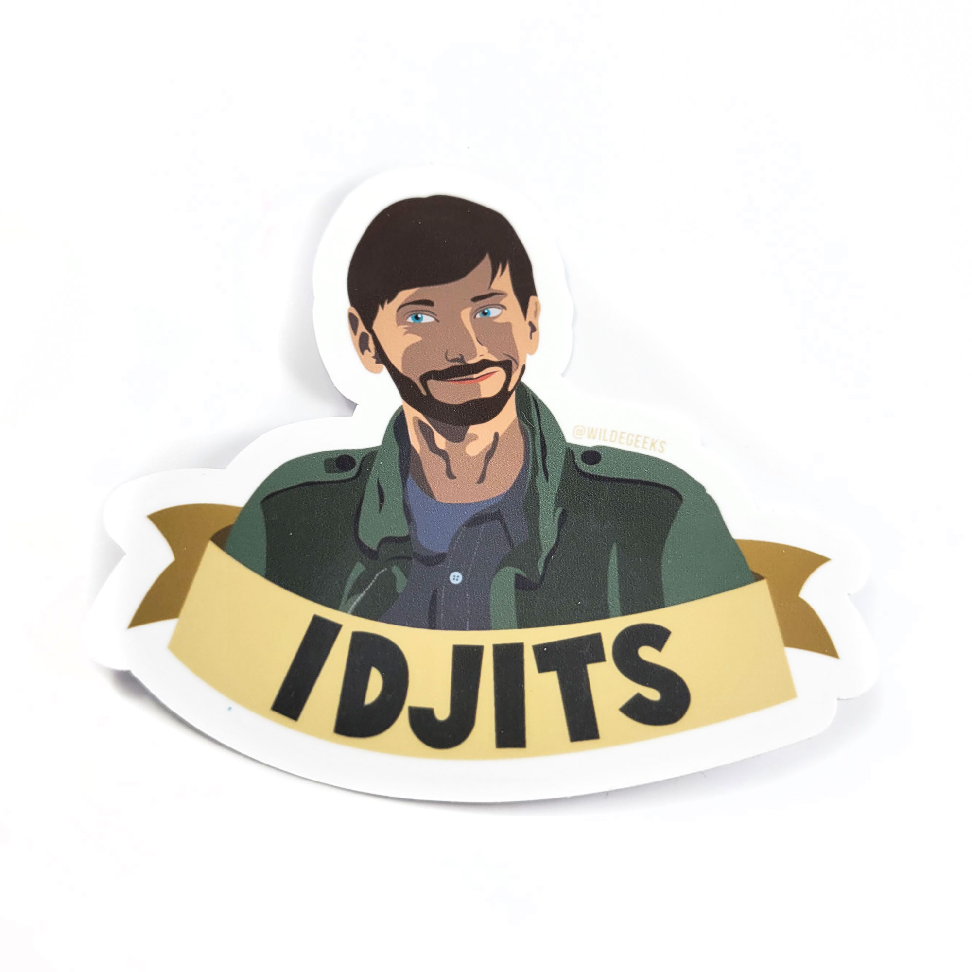 Garth Idjits Sticker by Wilde Designs