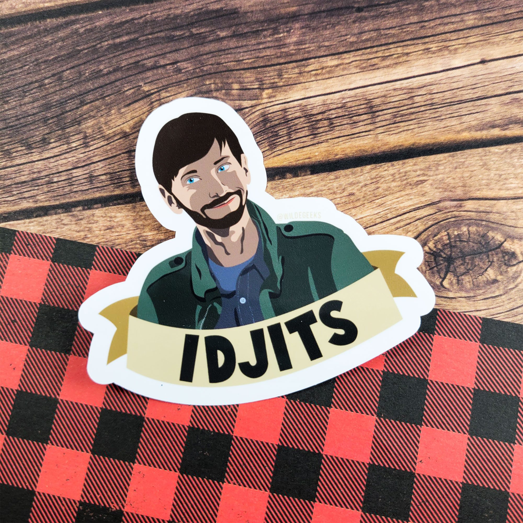 Garth Idjits Sticker by Wilde Designs