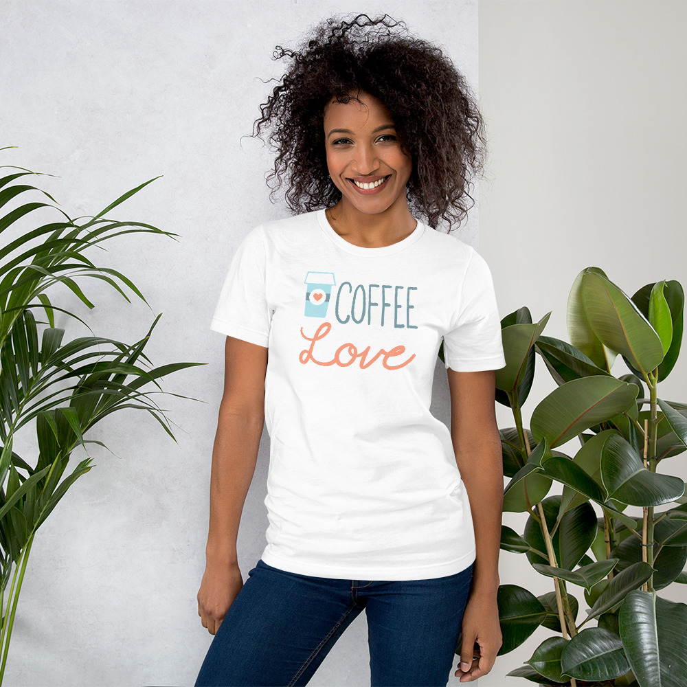 Coffee Love T-Shirt by Wilde Designs