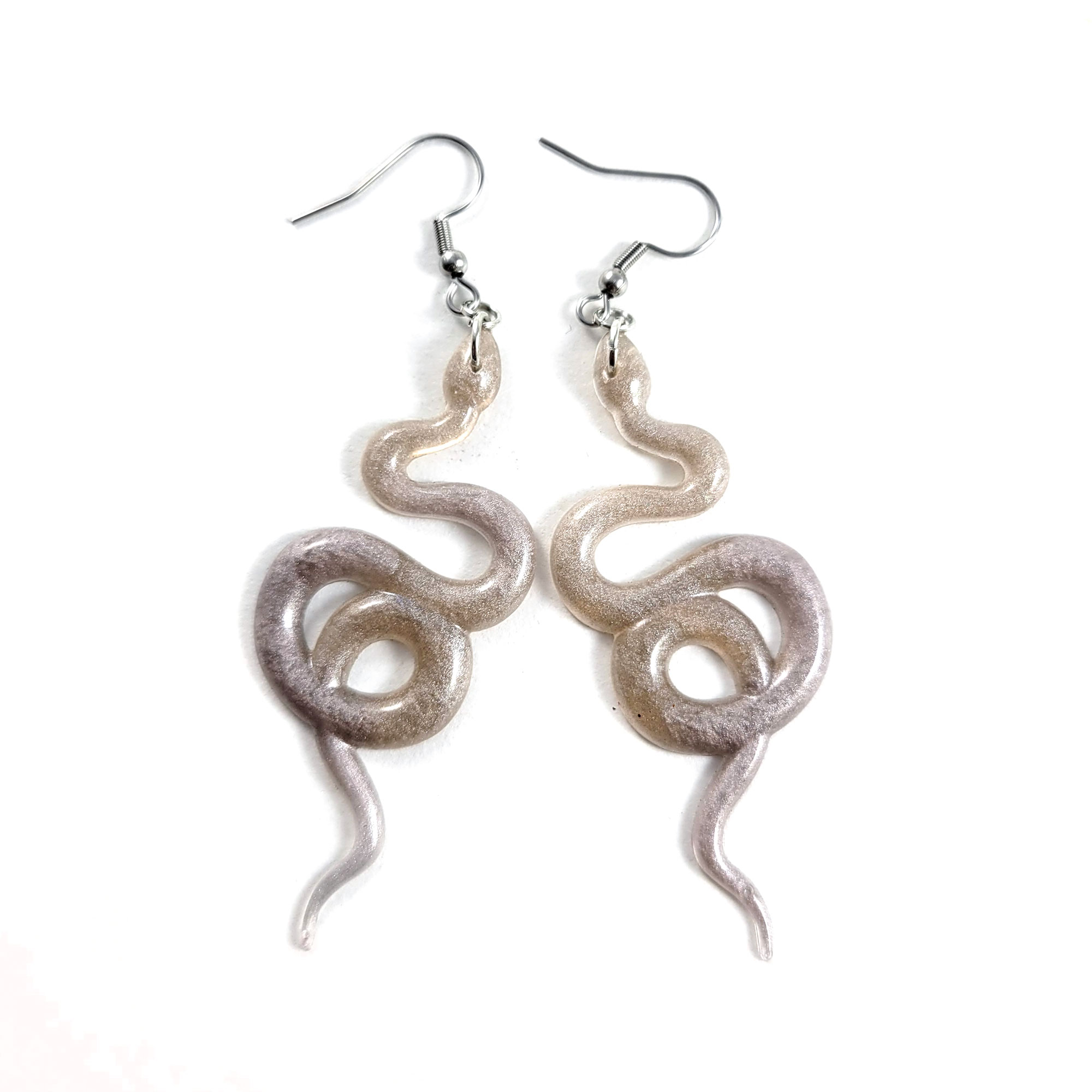 Slithery Snake Earrings by Wilde Designs
