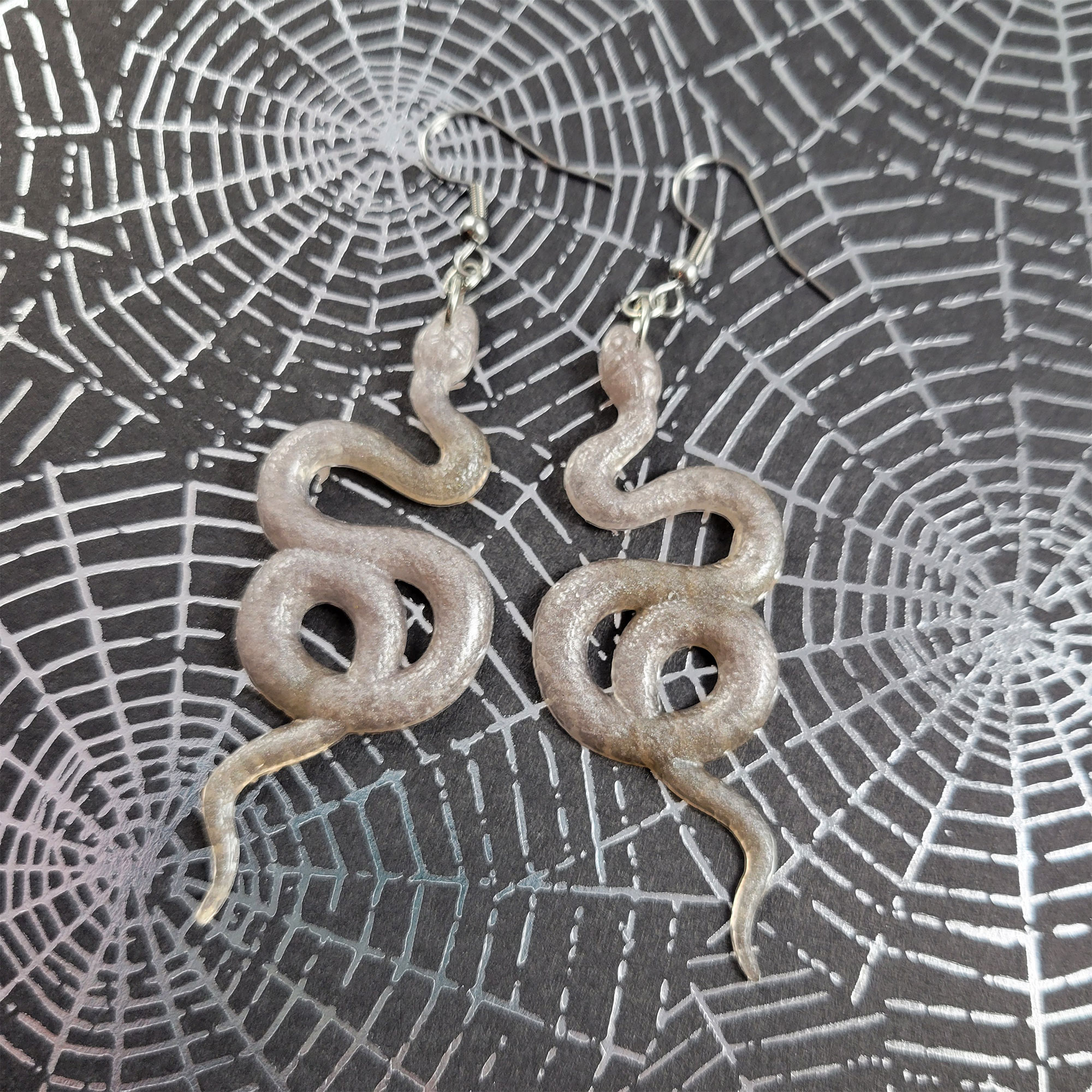 Slithery Snake Earrings by Wilde Designs