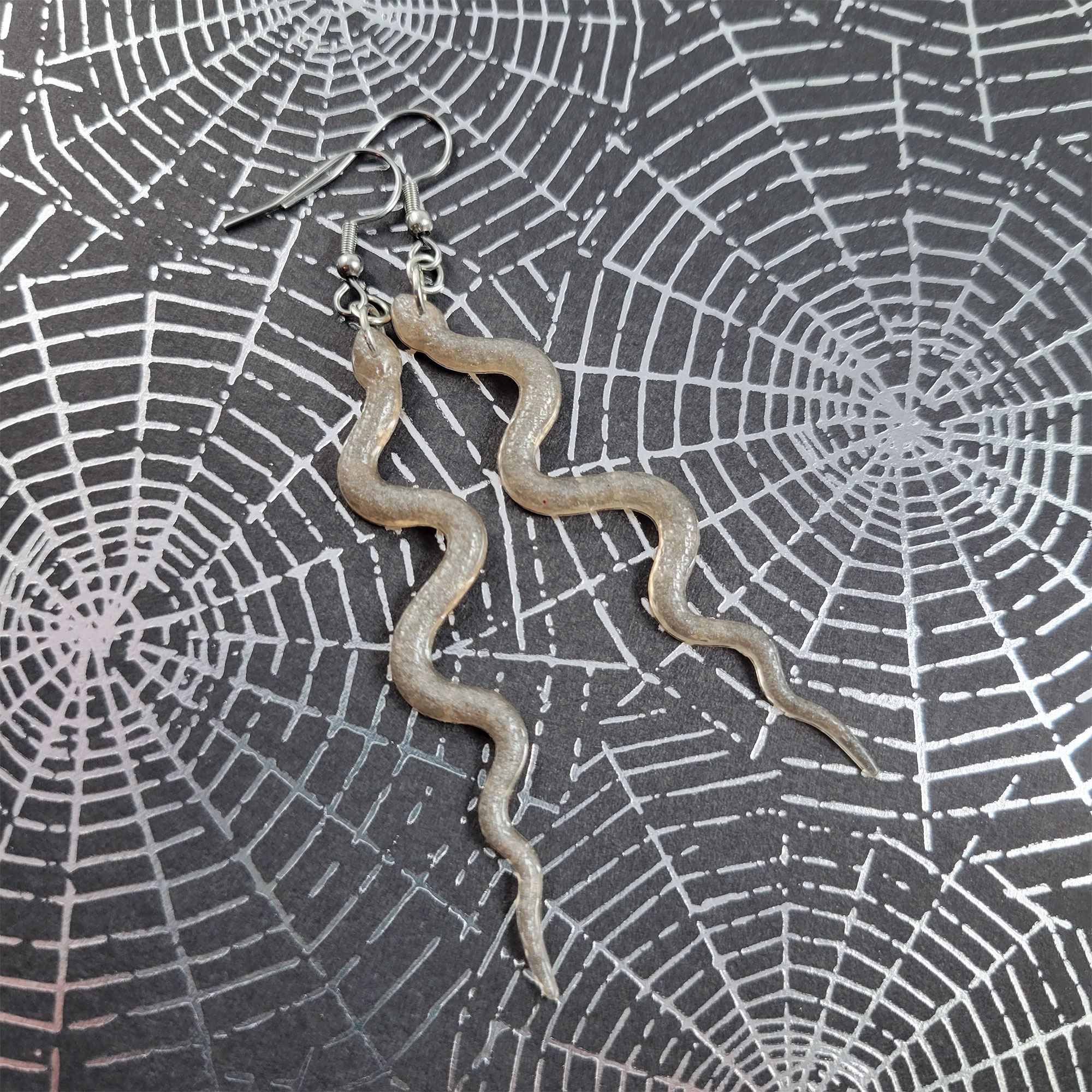 Slithery Snake Earrings by Wilde Designs