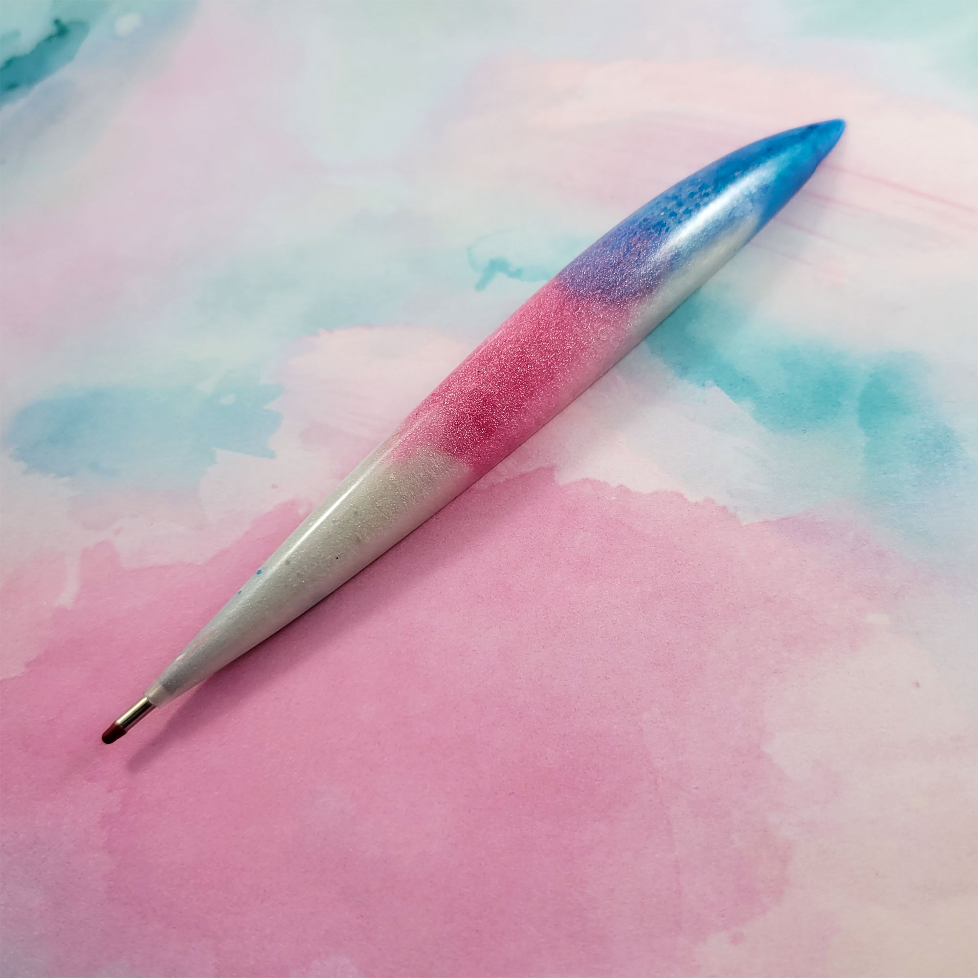 Trans Pride Handmade Ball Point Pen by Wilde Designs