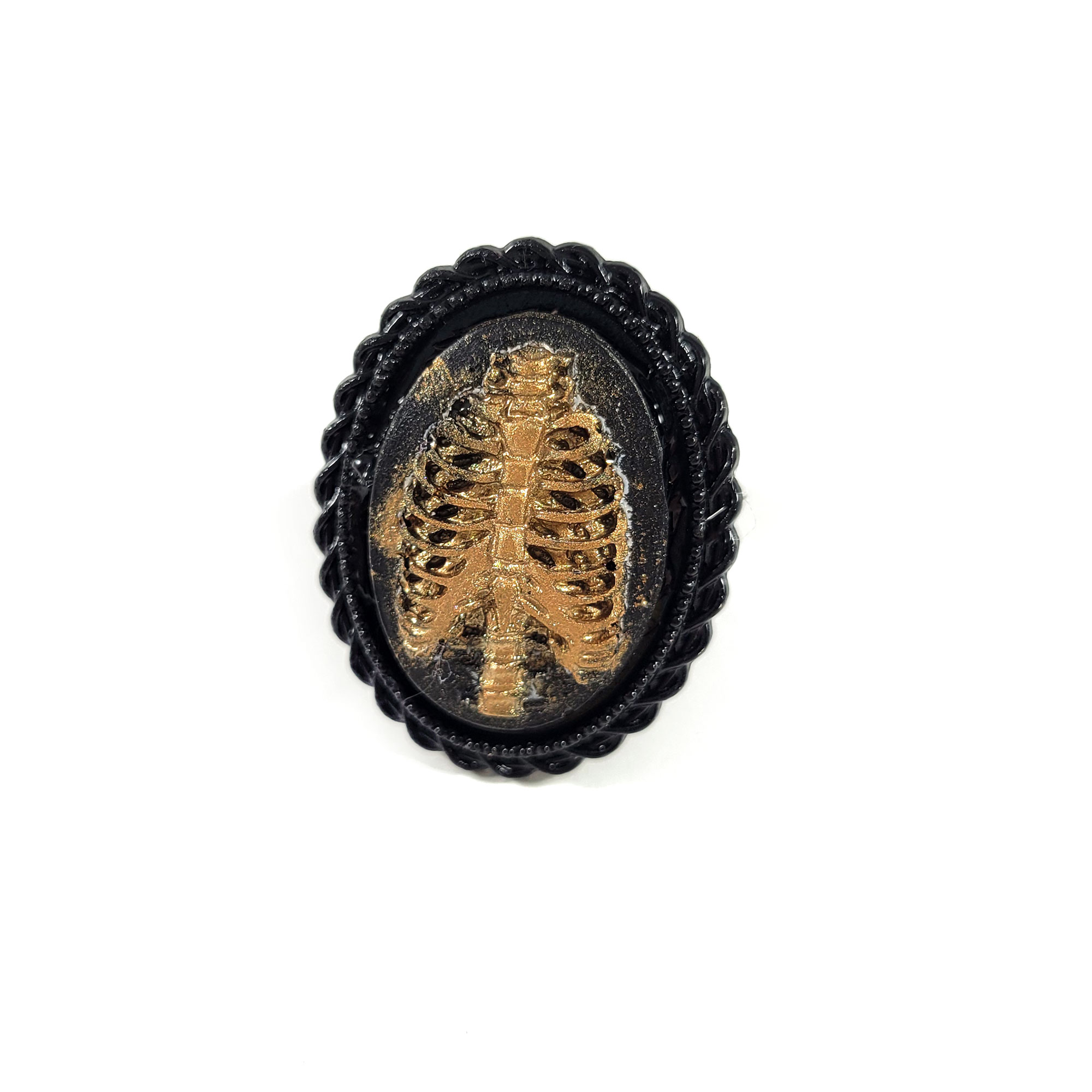 Bare Bones Cameo Ring by Wilde Designs