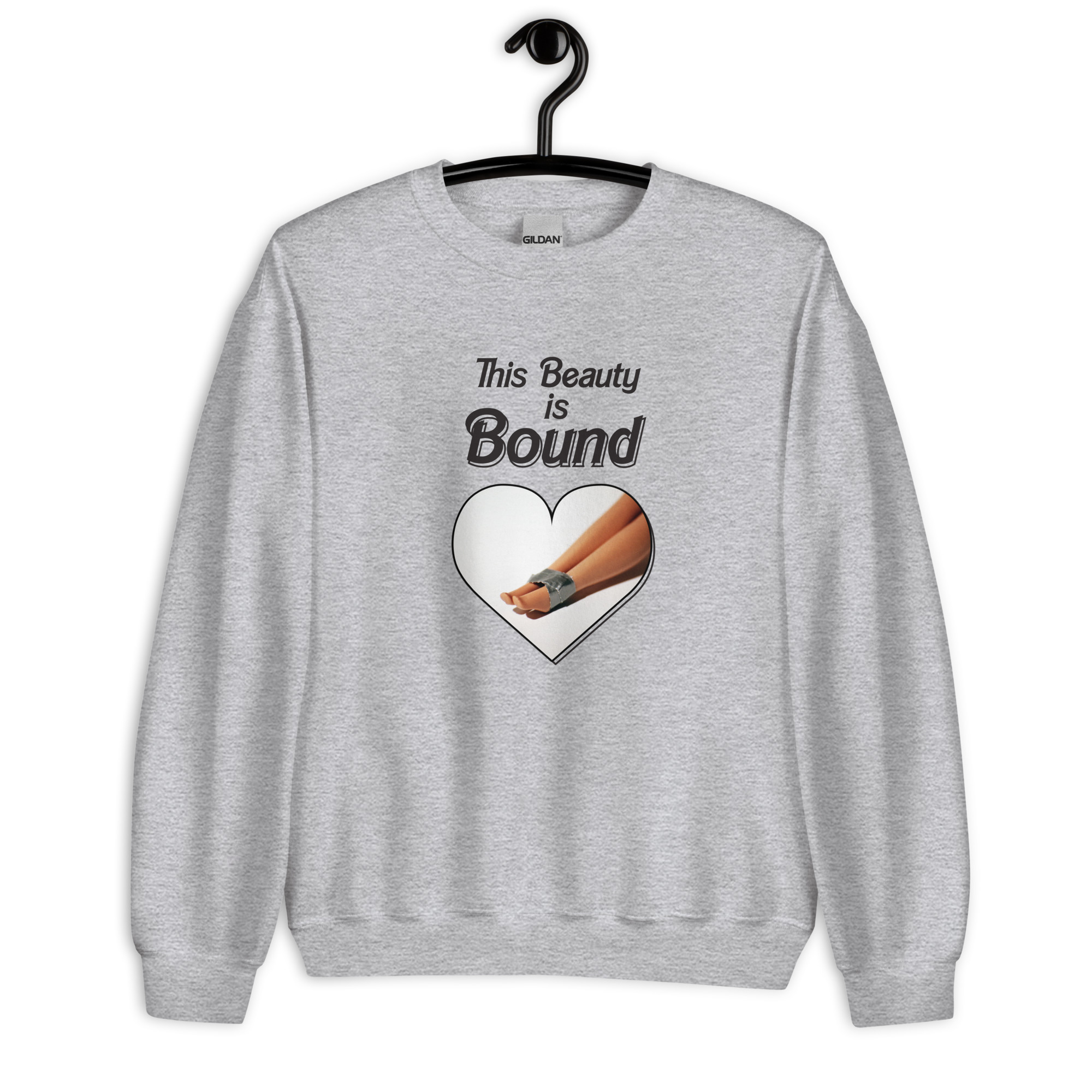 This Beauty is Bound sweatshirt by Wilde Designs