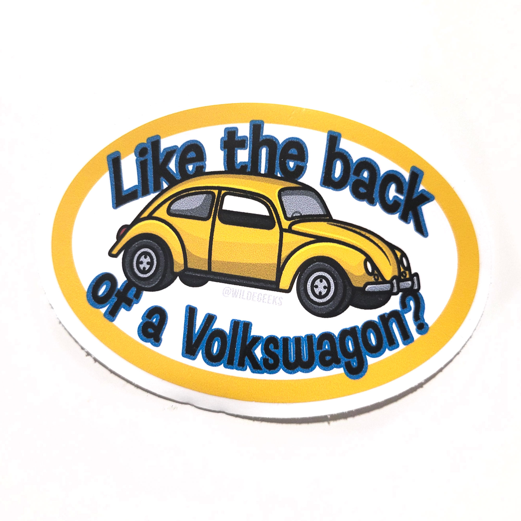 Back of a VW Sticker by Wilde Designs