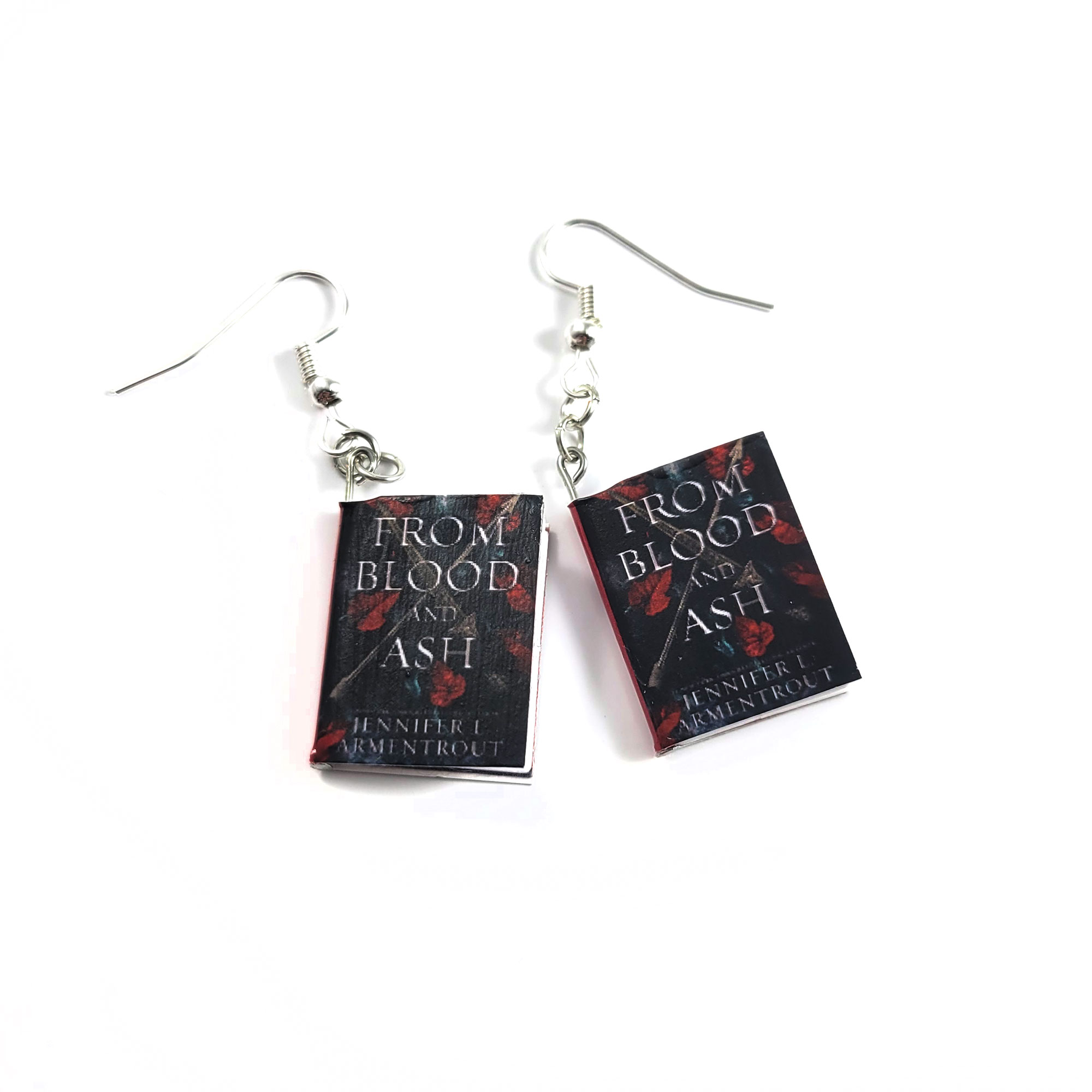 From Blood and Ash Literature Lover Book Earrings by Wilde Designs