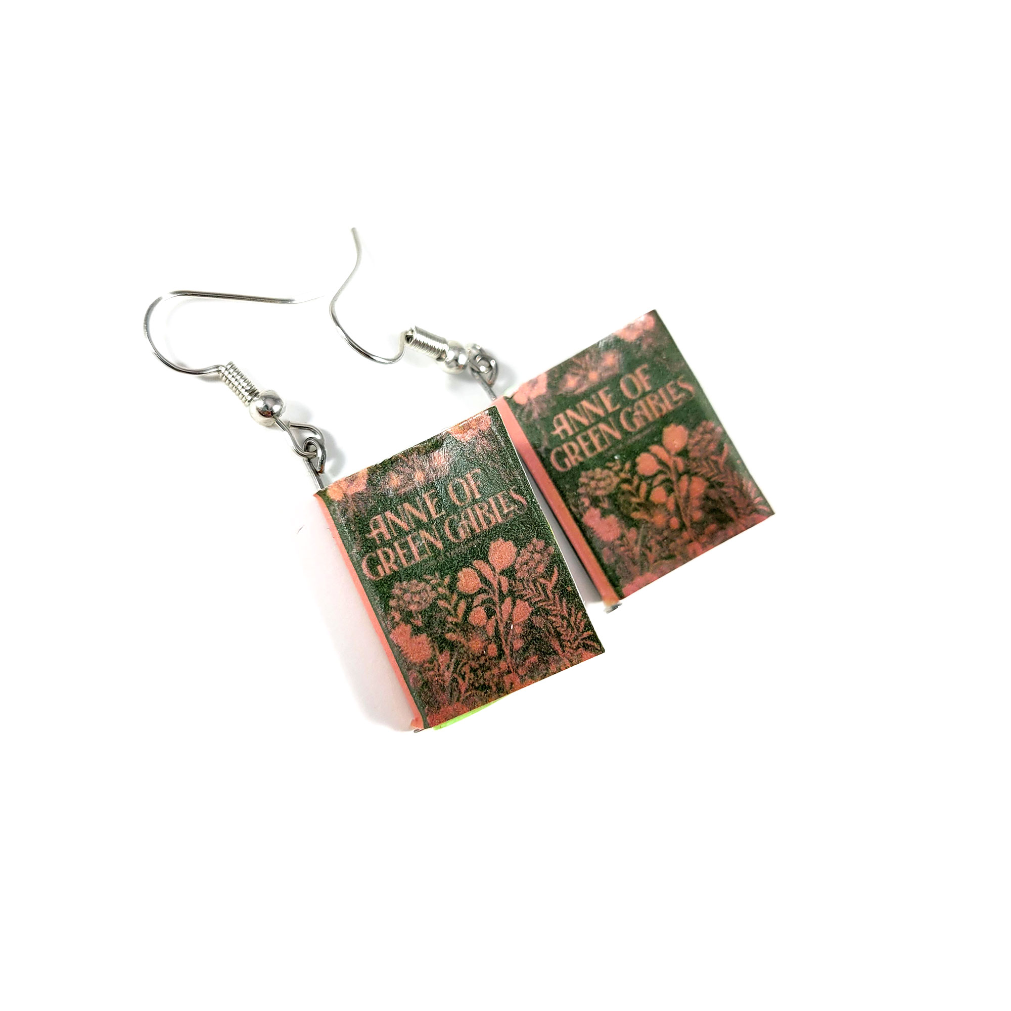 Anne of Green Gables Literature Lover Book Earrings by Wilde Designs