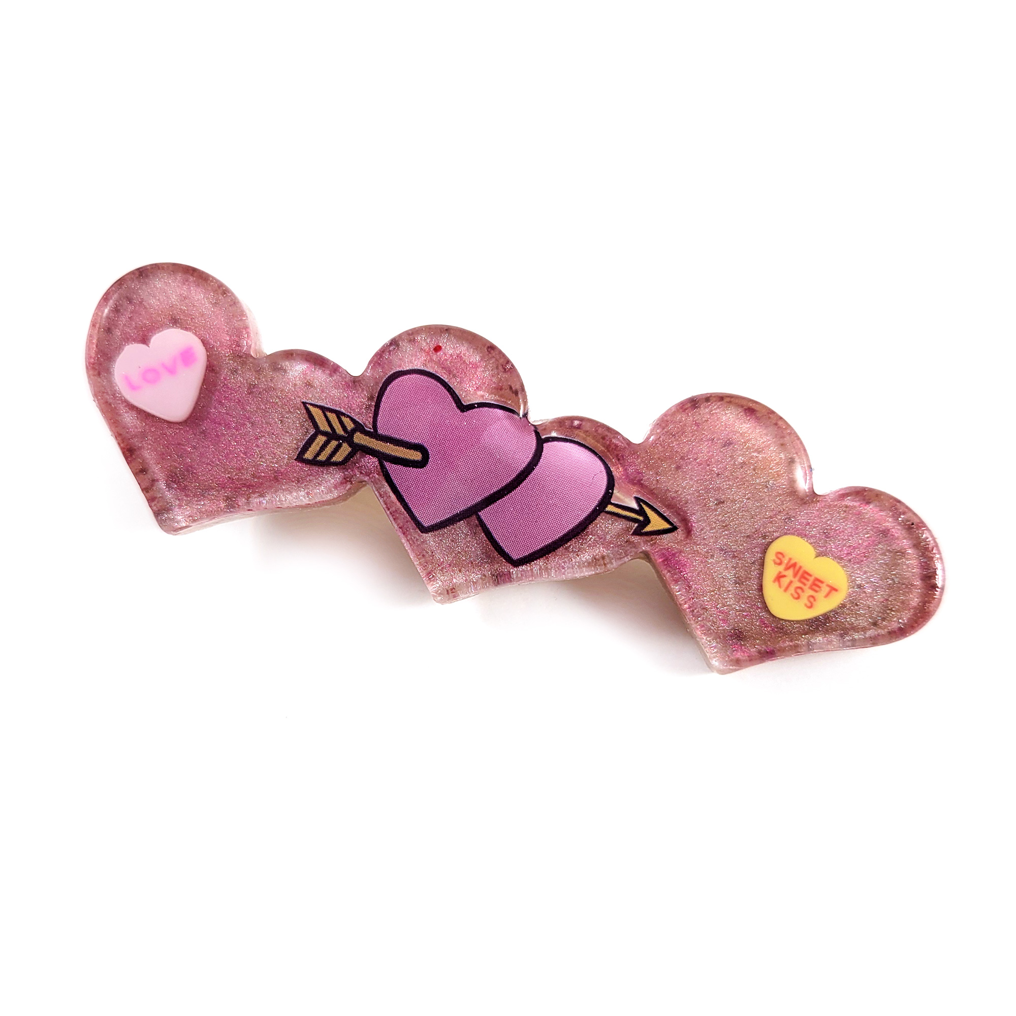 Heart Hair Clip by Wilde Designs