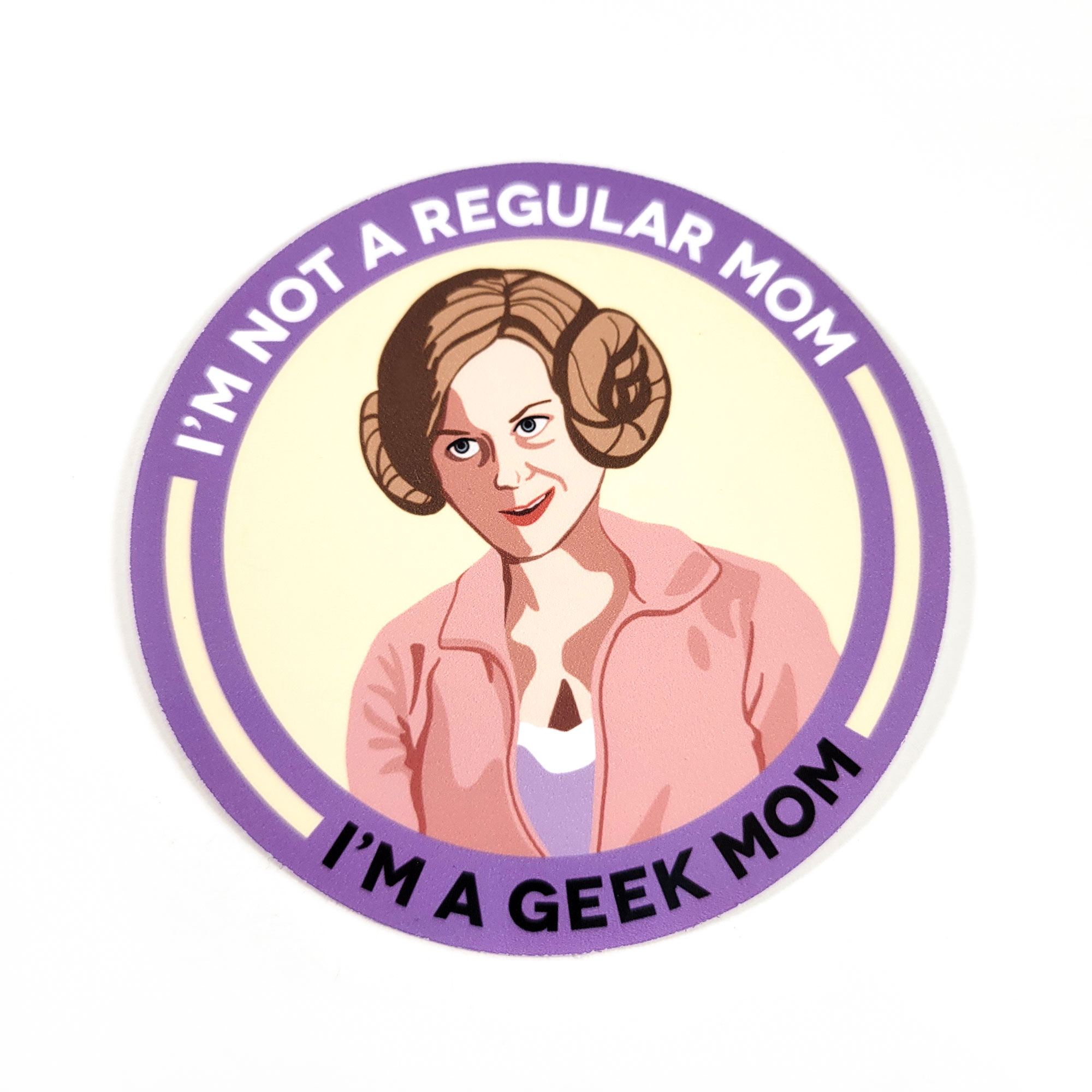 I'm a Geek Mom Sticker by Wilde Designs