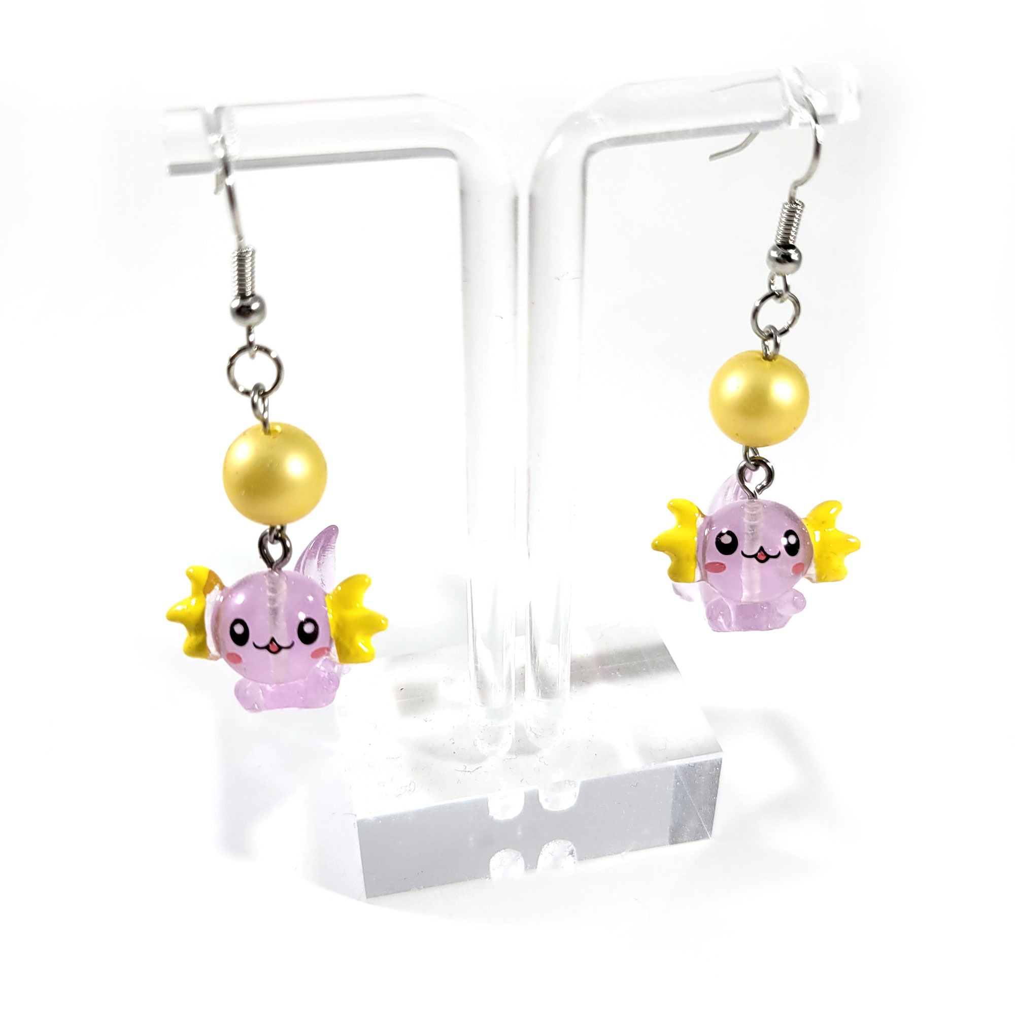 Axolotl Earrings by Wilde Designs