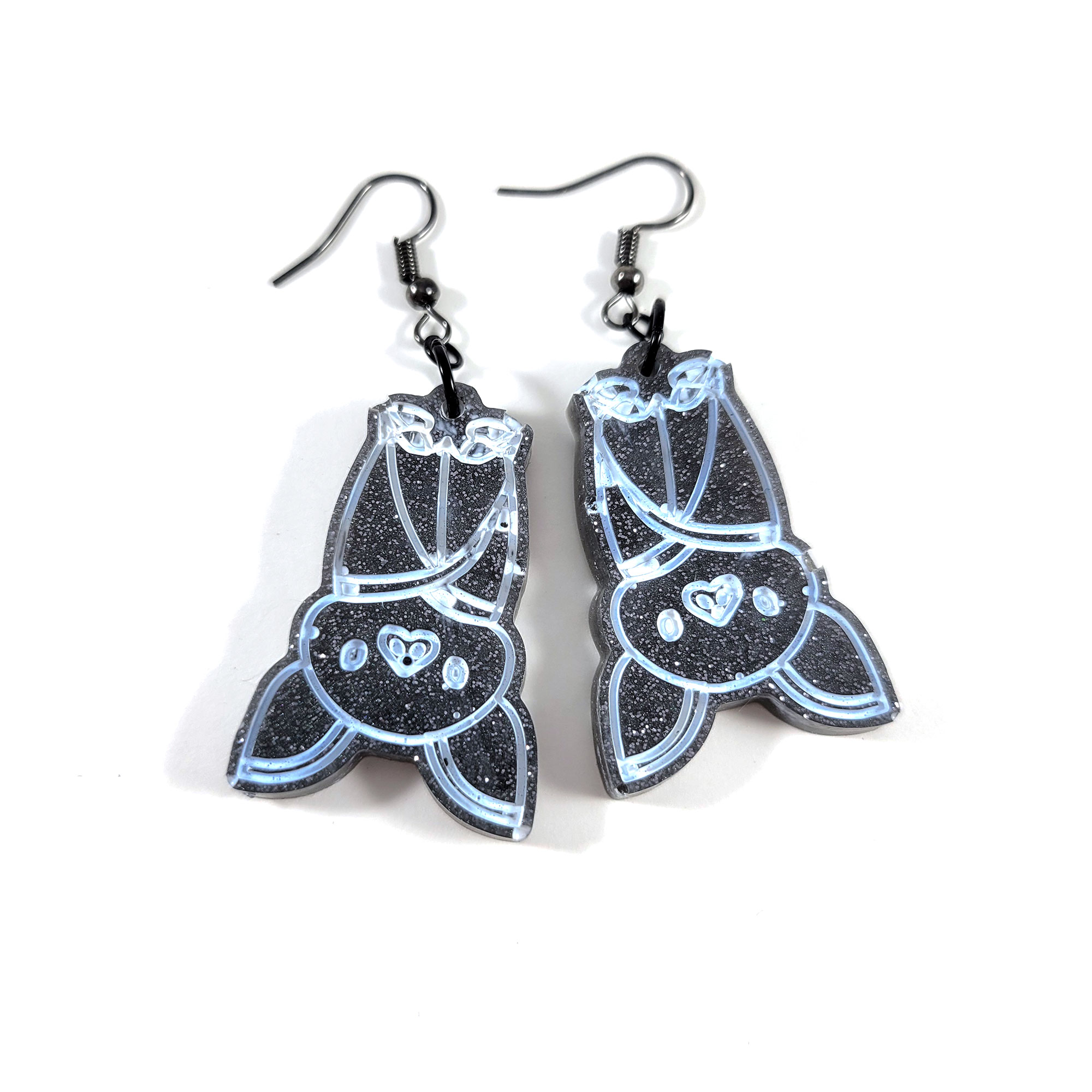 Sleeping Baby Bat Earrings by Wilde Designs
