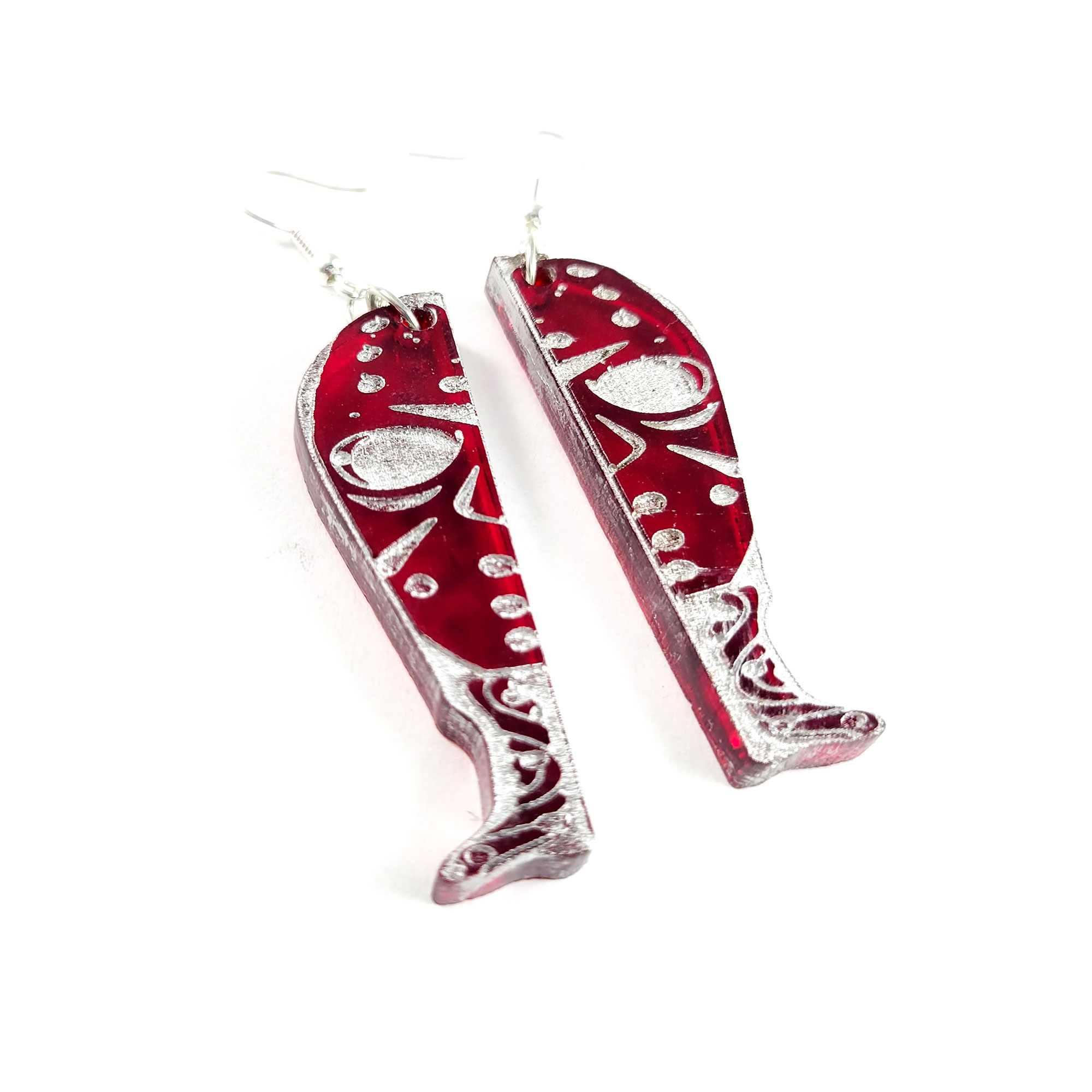 Slasher Fan Earrings by Wilde Designs