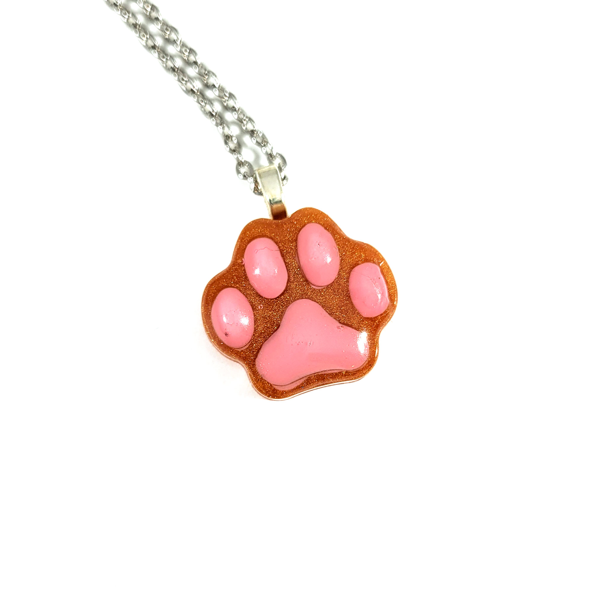 Ginger Cute Pawprint Necklace by Wilde Designs