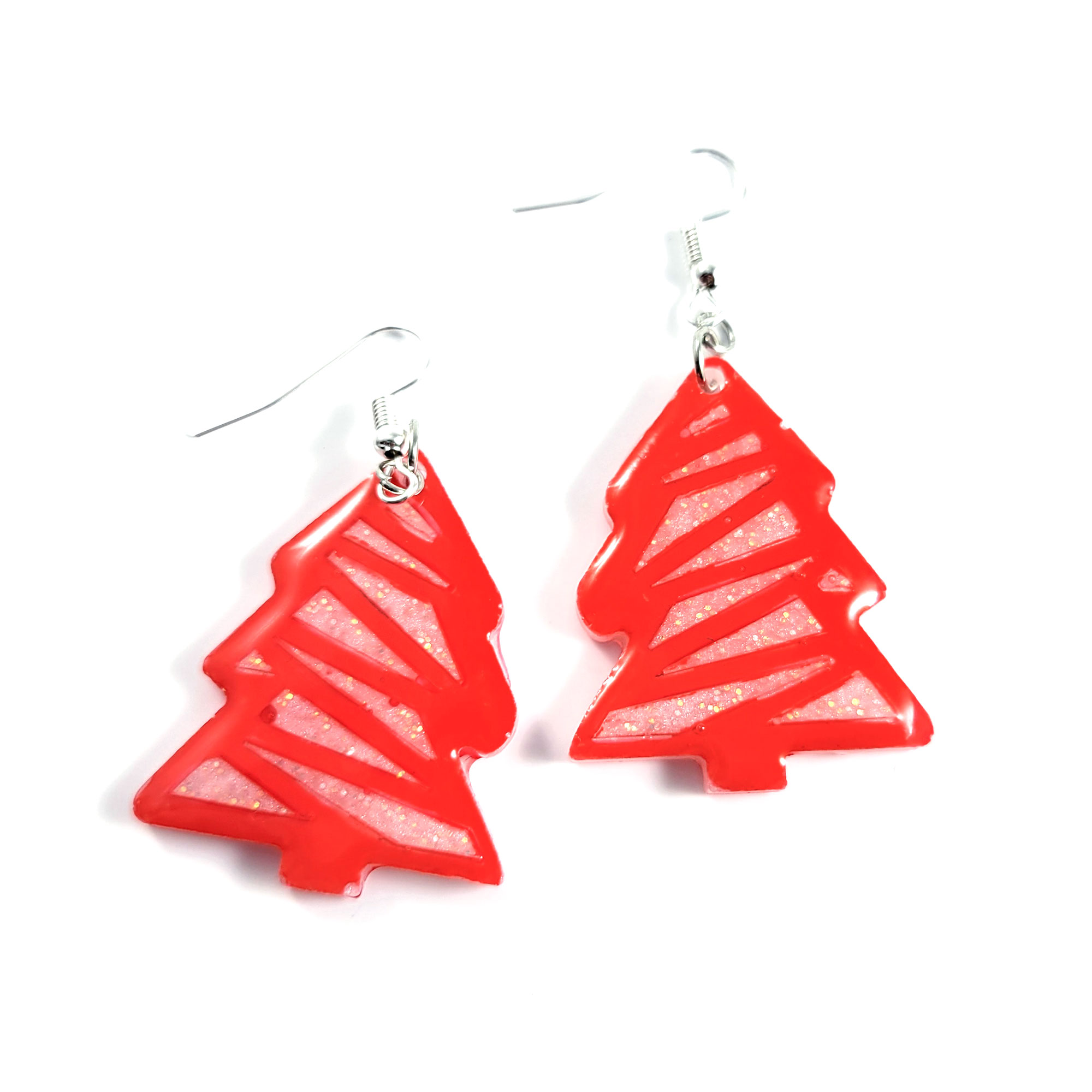 Modern Evergreen Earrings by Wilde Designs