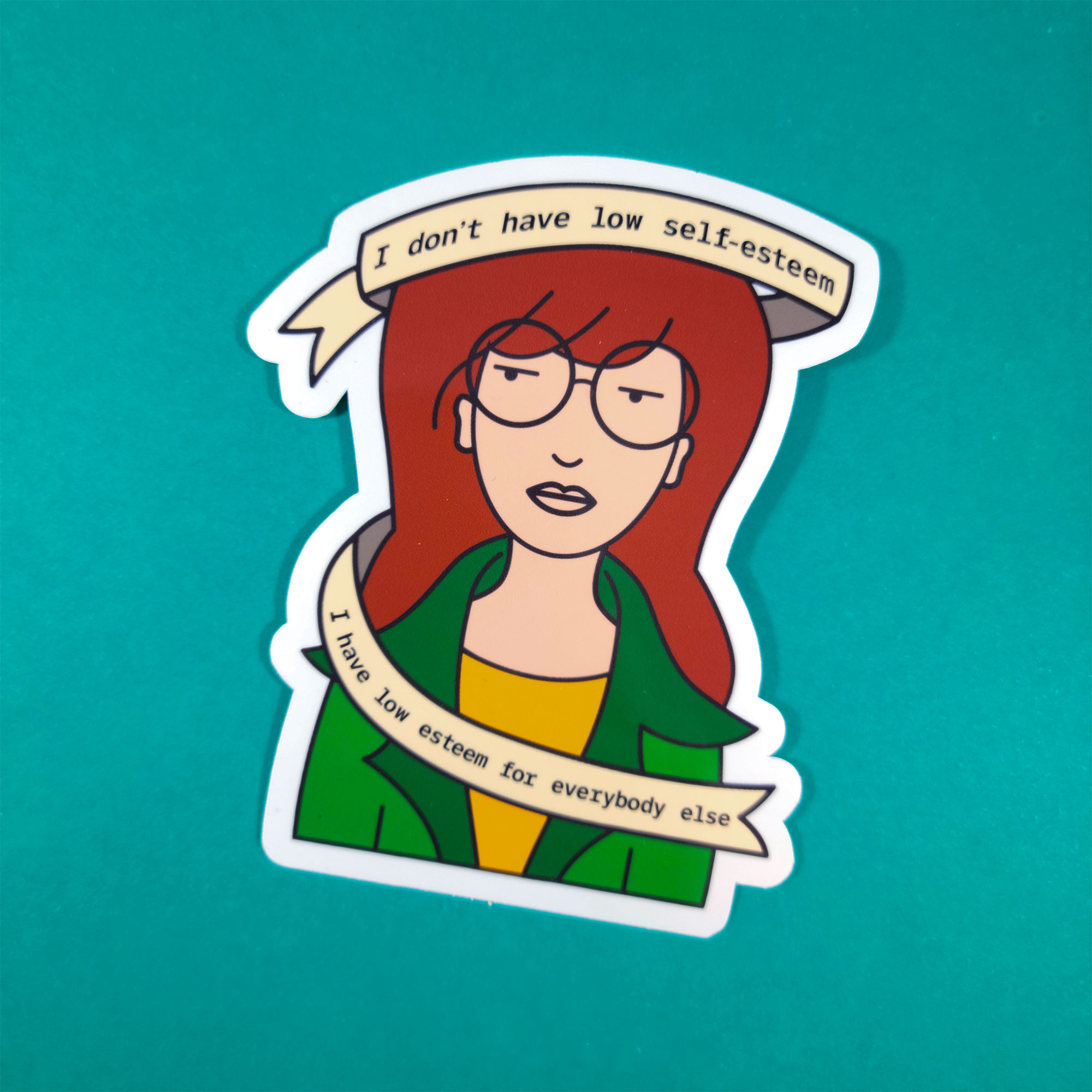 Daria Vinyl Sticker by Wilde Designs